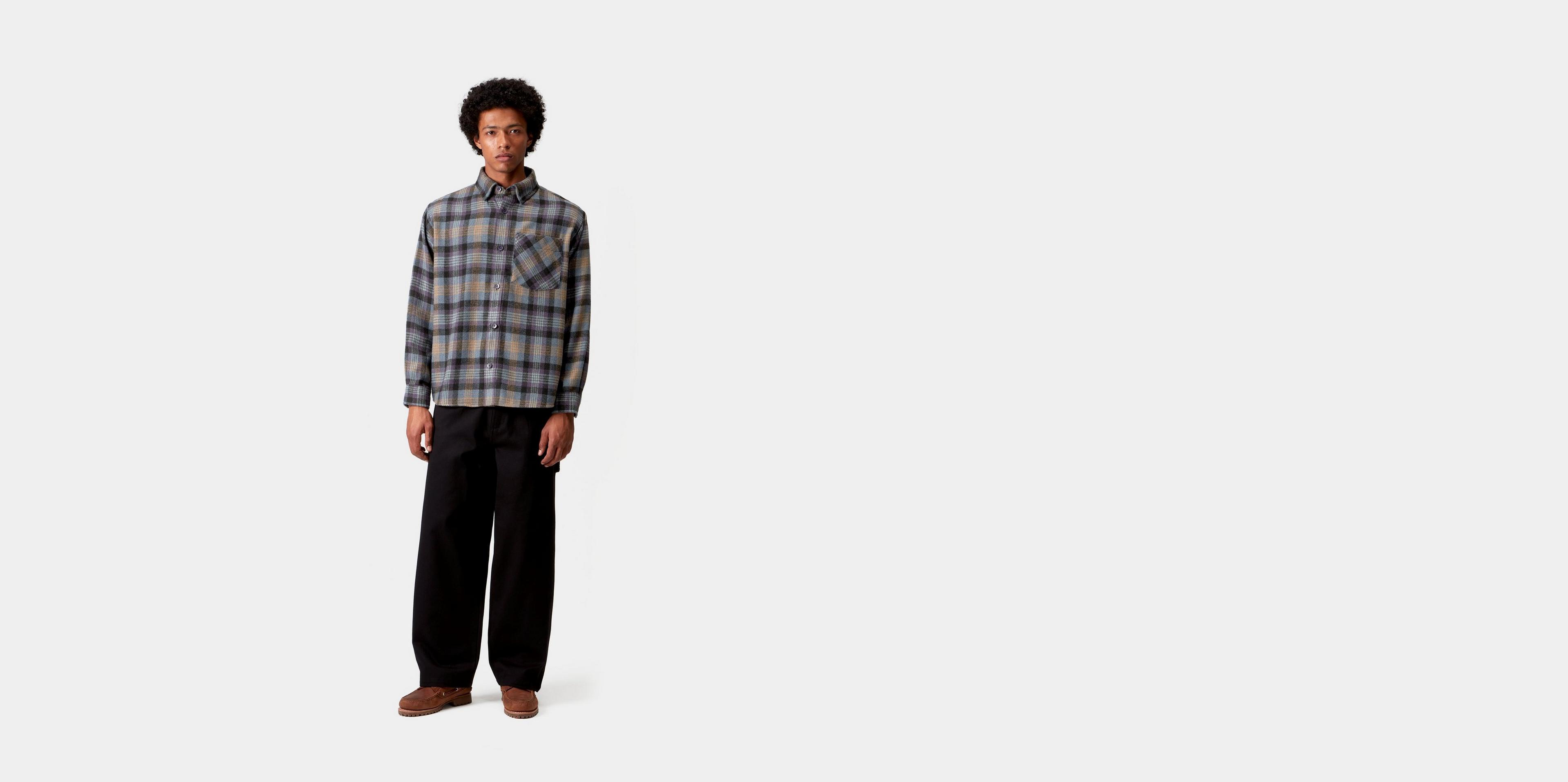 Carhartt WIP L/S Dern Shirt, Dern Check, Lokers | Official Online