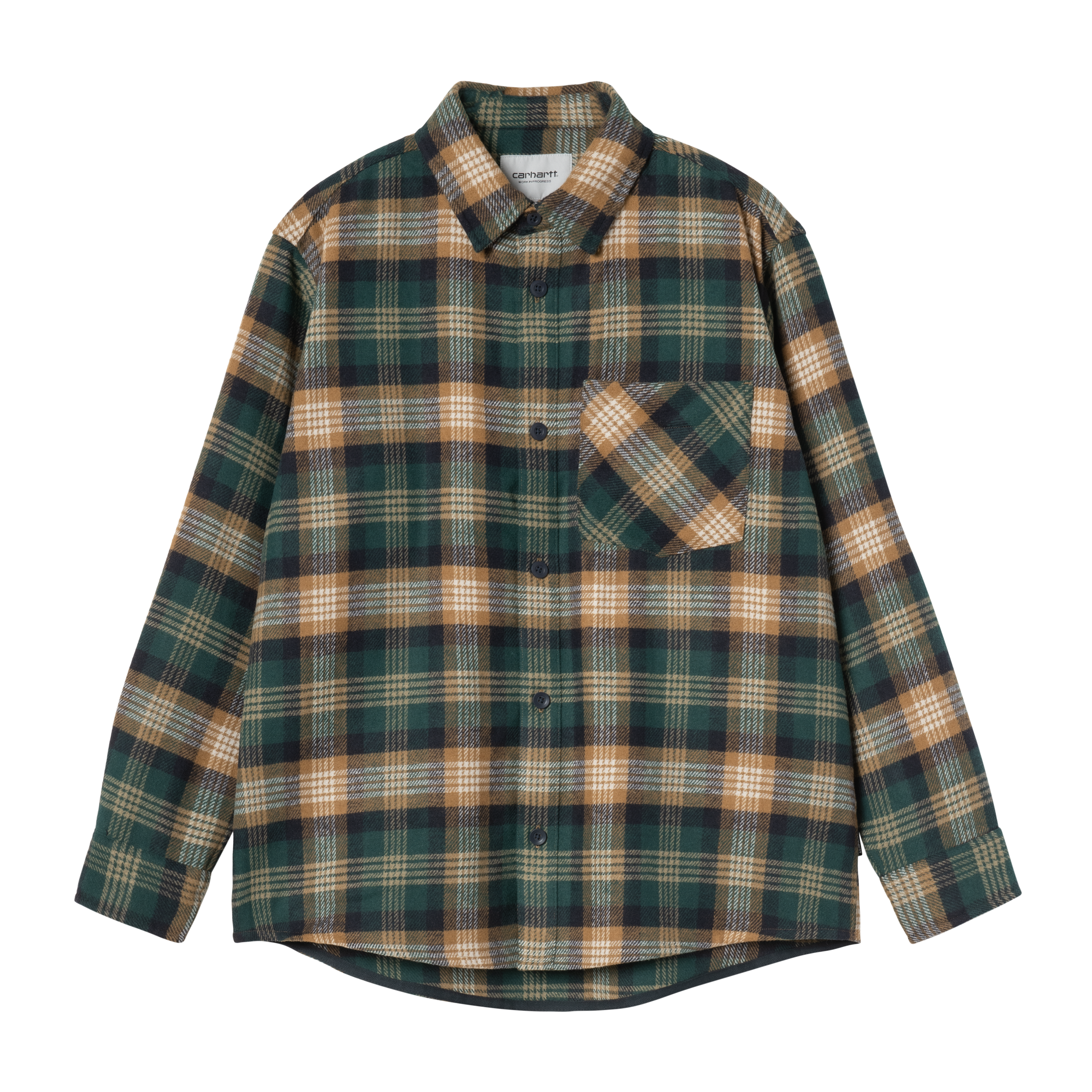トップス Carhartt WIP L/S DERN SHIRT Carhartt WIP L/S Dern Shirt, Dern Check, Hamilton Brown | Official