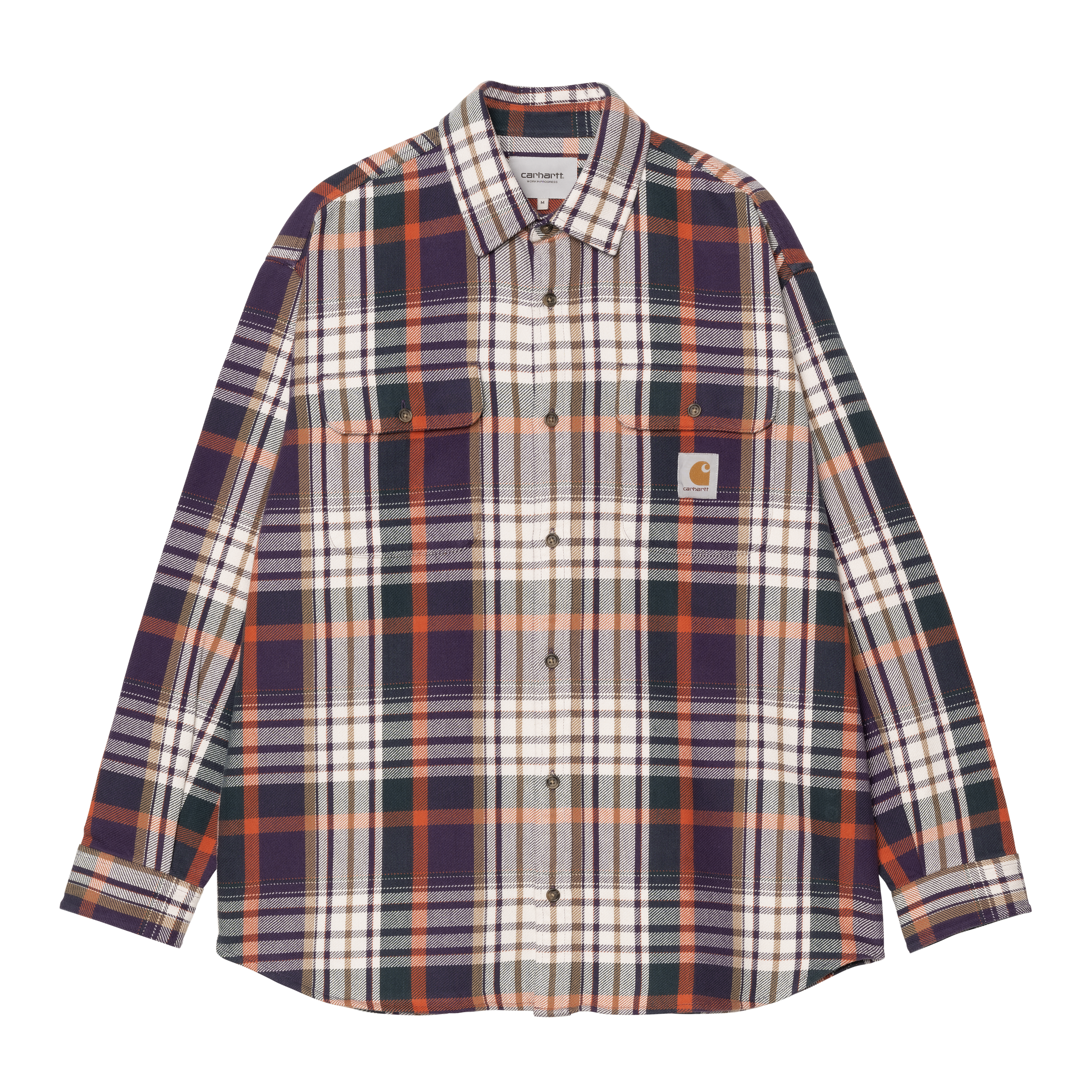 トップス carhartt wip l/s truman shirt Carhartt WIP - Truman L/S Shirt - Chocolate / Black at