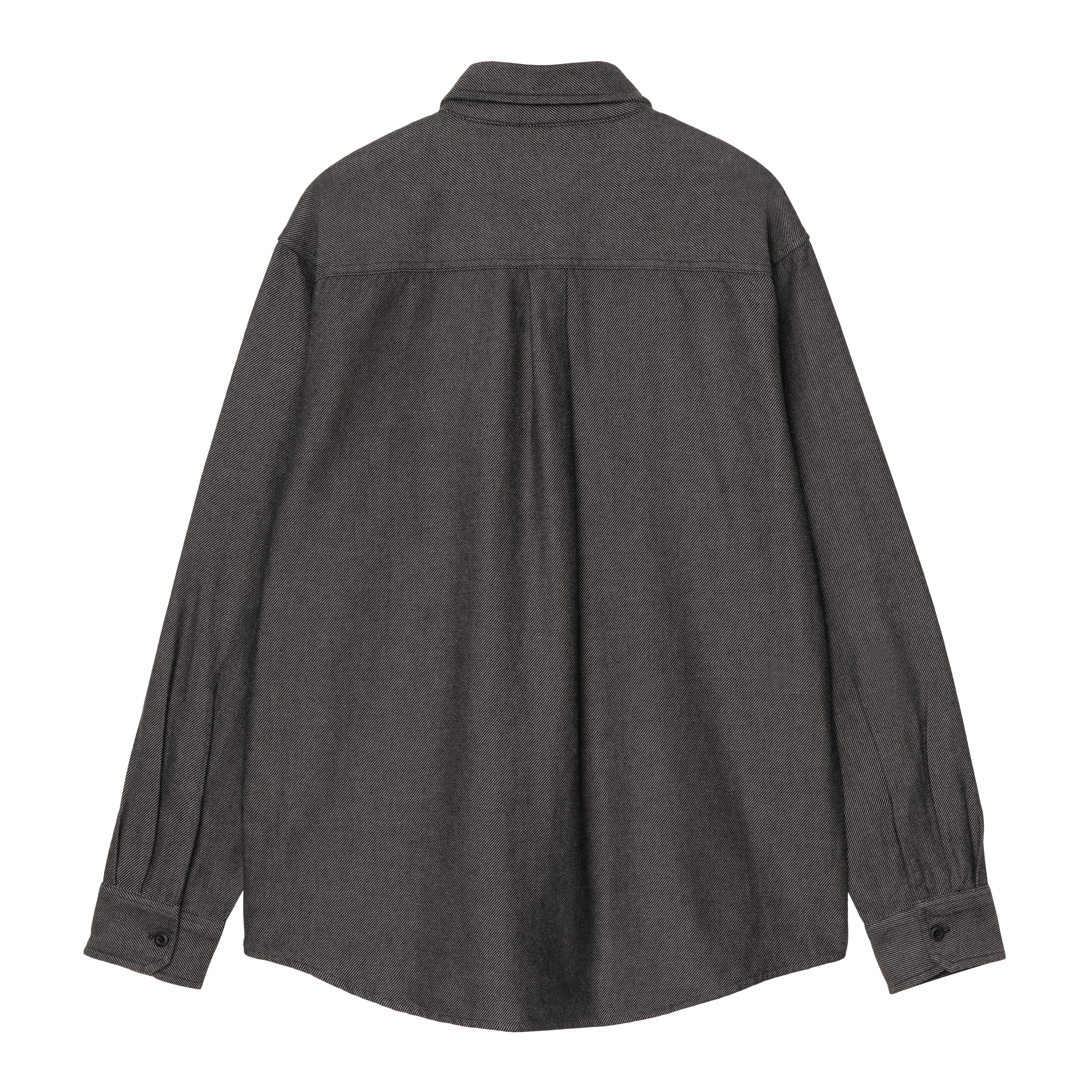 Carhartt WIP L/S Edgar Shirt, Black / Wax | Official Online Store