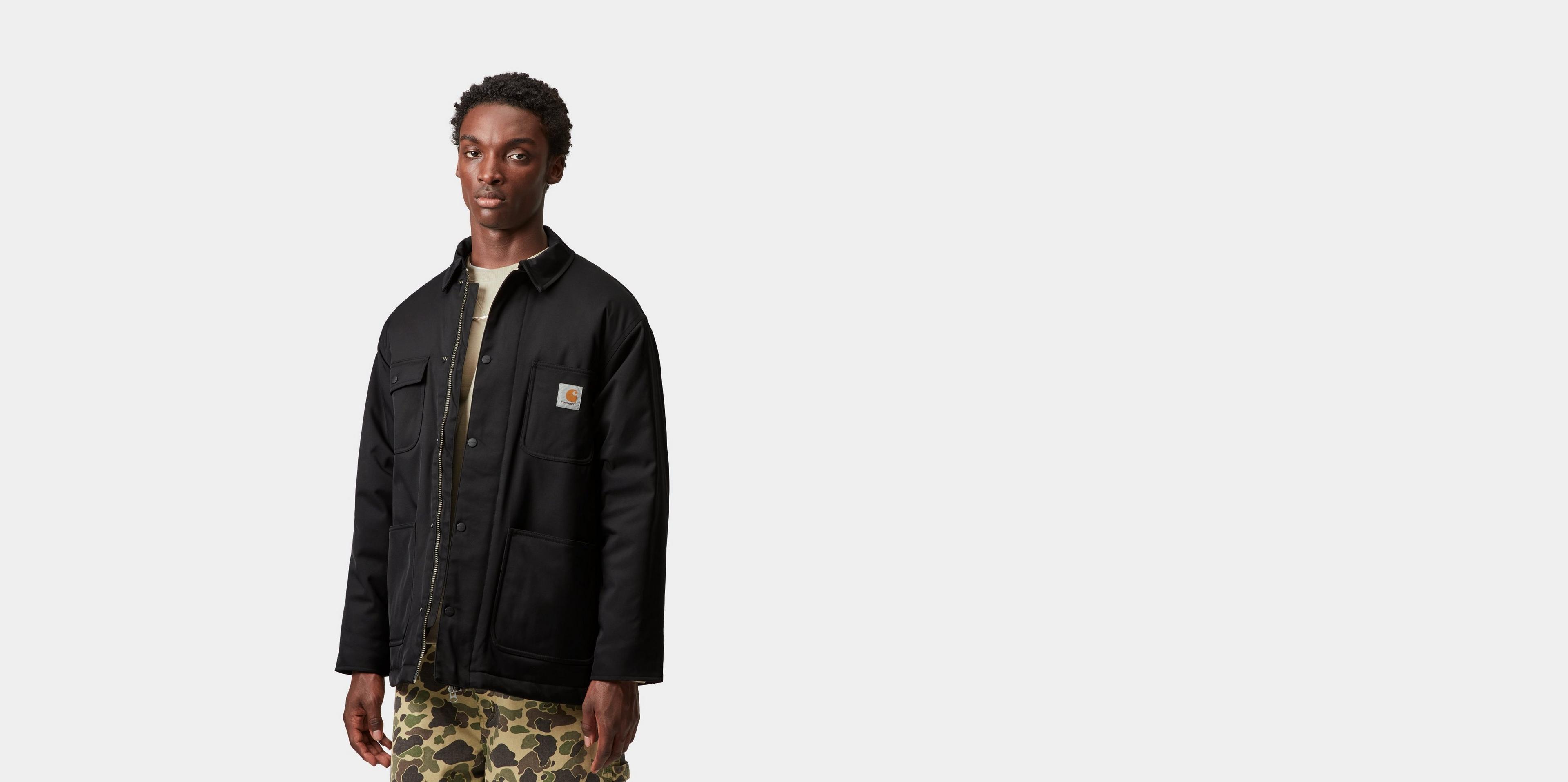 Carhartt WIP Leroy Chore Coat, Black | Official Online Store