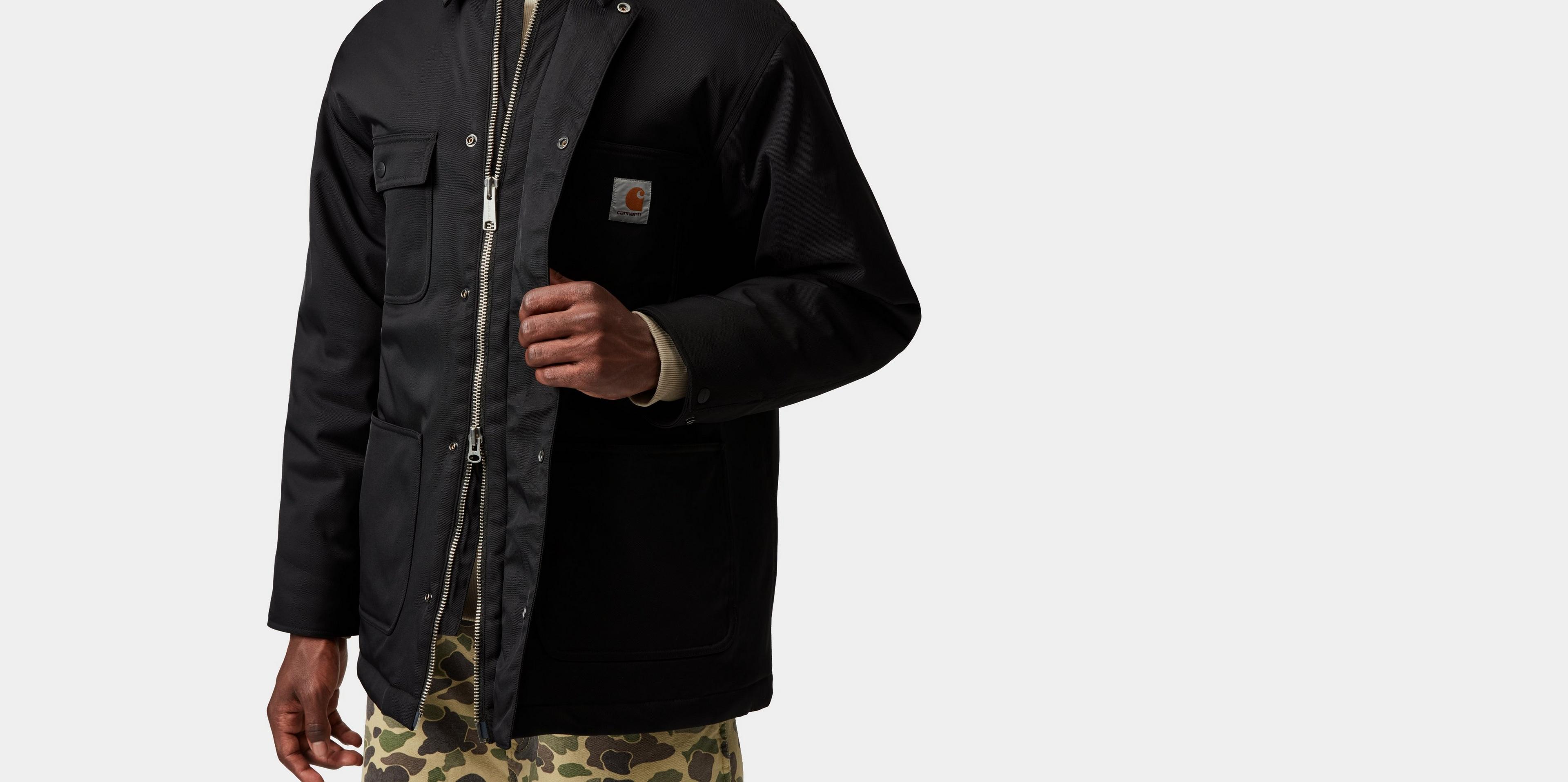 Carhartt WIP Leroy Chore Coat, Black | Official Online Store