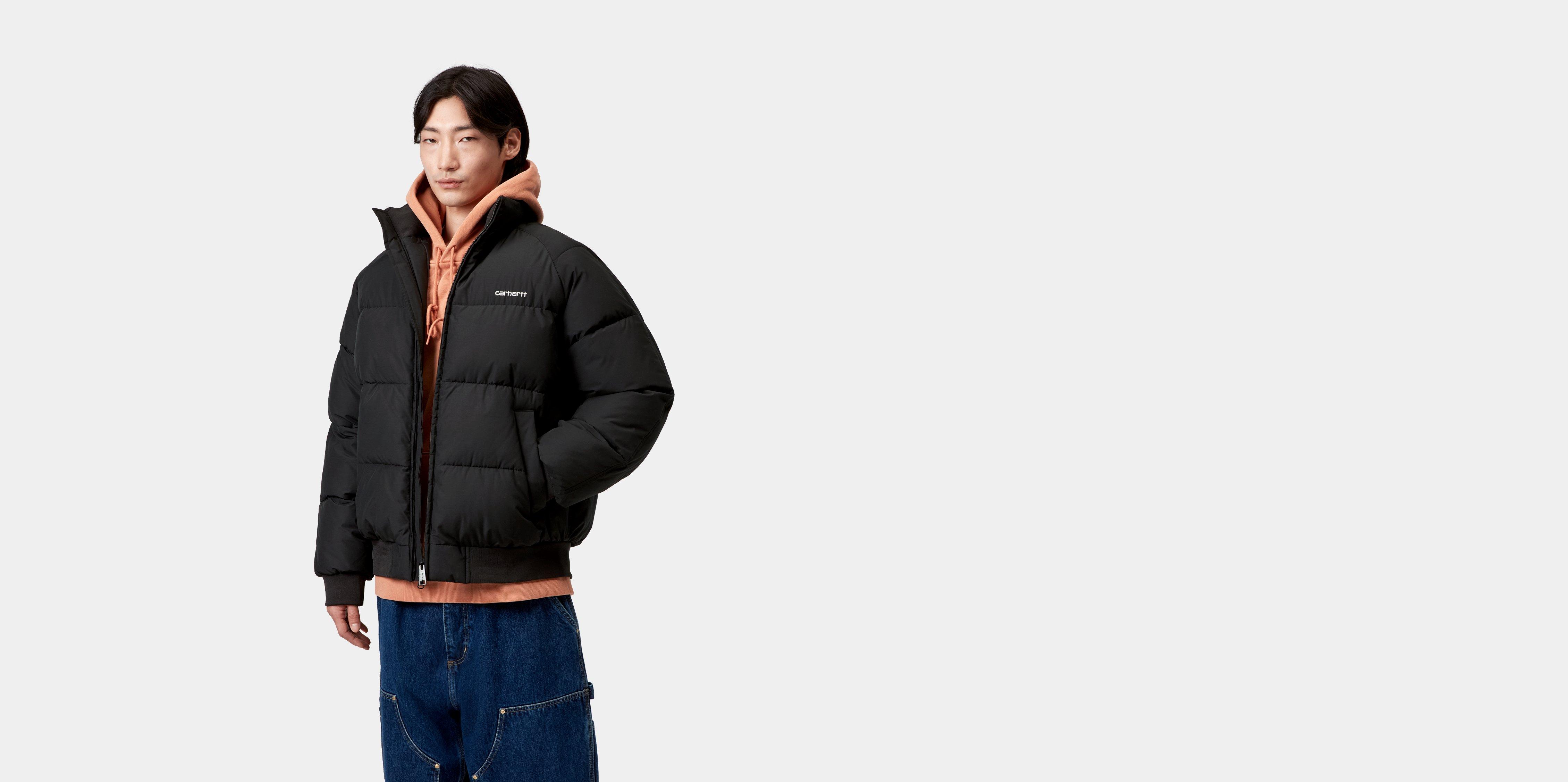 Black Puffer Jacket Carhartt Wip Larsen Jacket Black Carhartt WIP