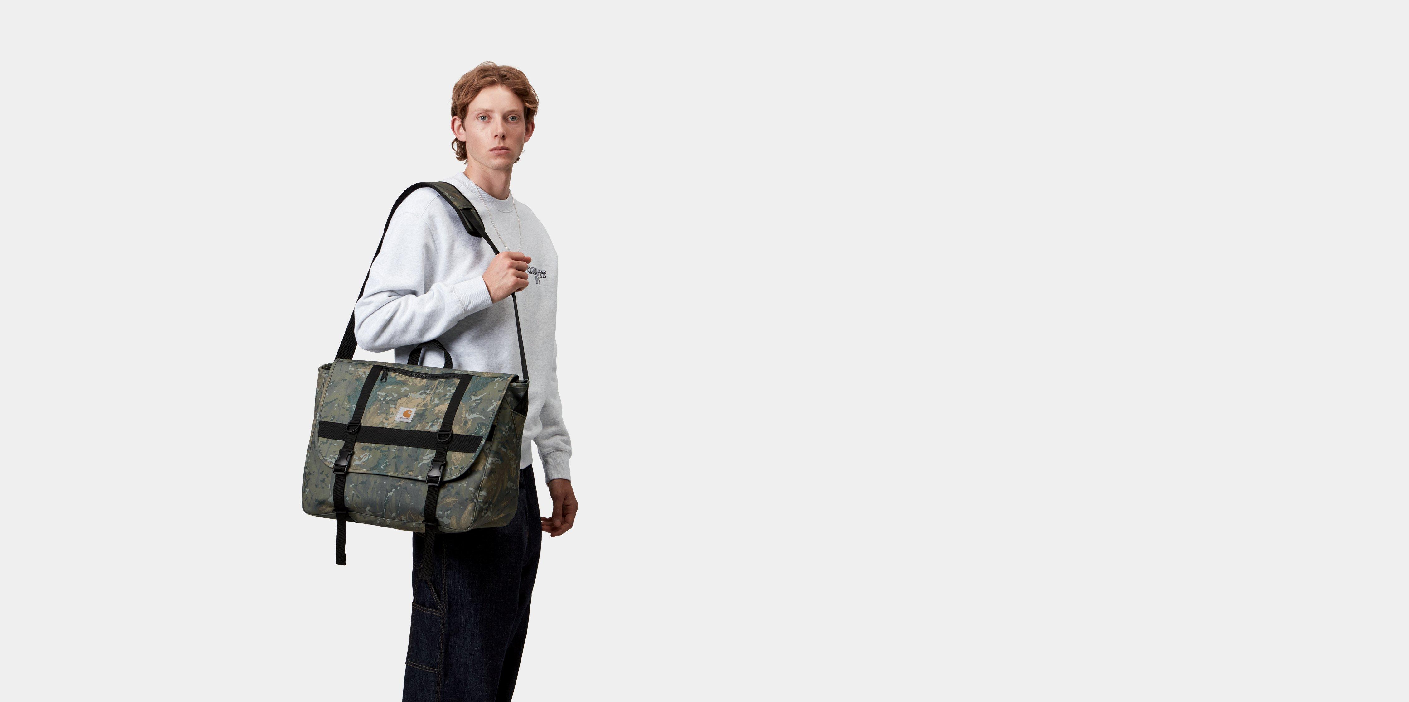 Carhartt WIP Jake Messenger Bag Camo Combi, Green | green|camo