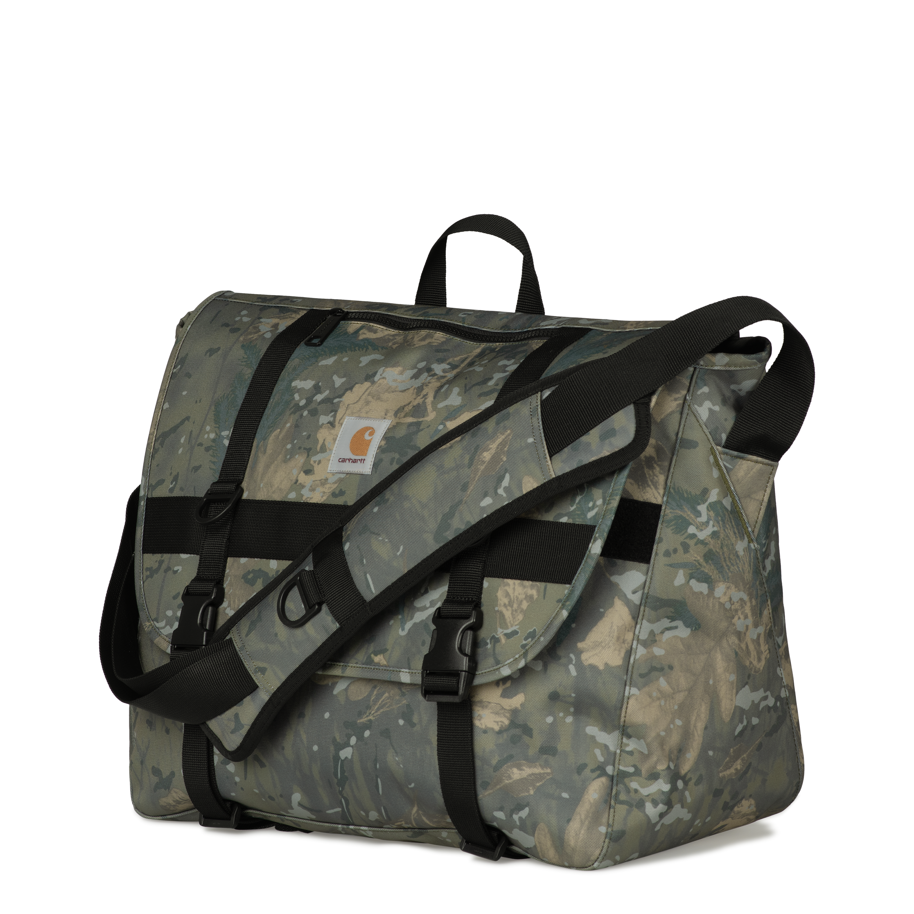 Carhartt WIP Jake Messenger Bag, Camo Combi, Green | Official
