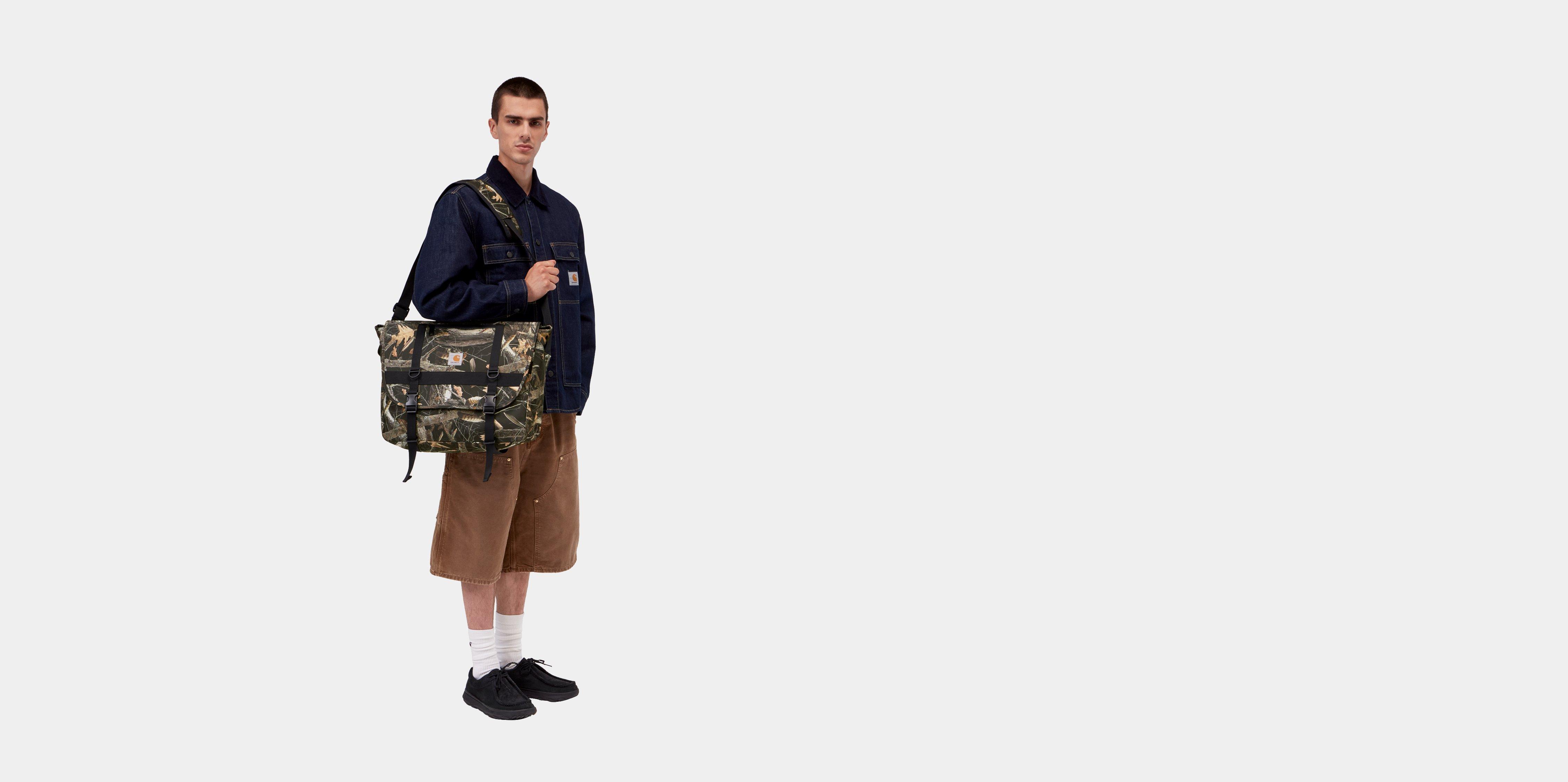 Carhartt WIP Jake Messenger Bag Camo Feather Tree, Black | multicolor|black|camo