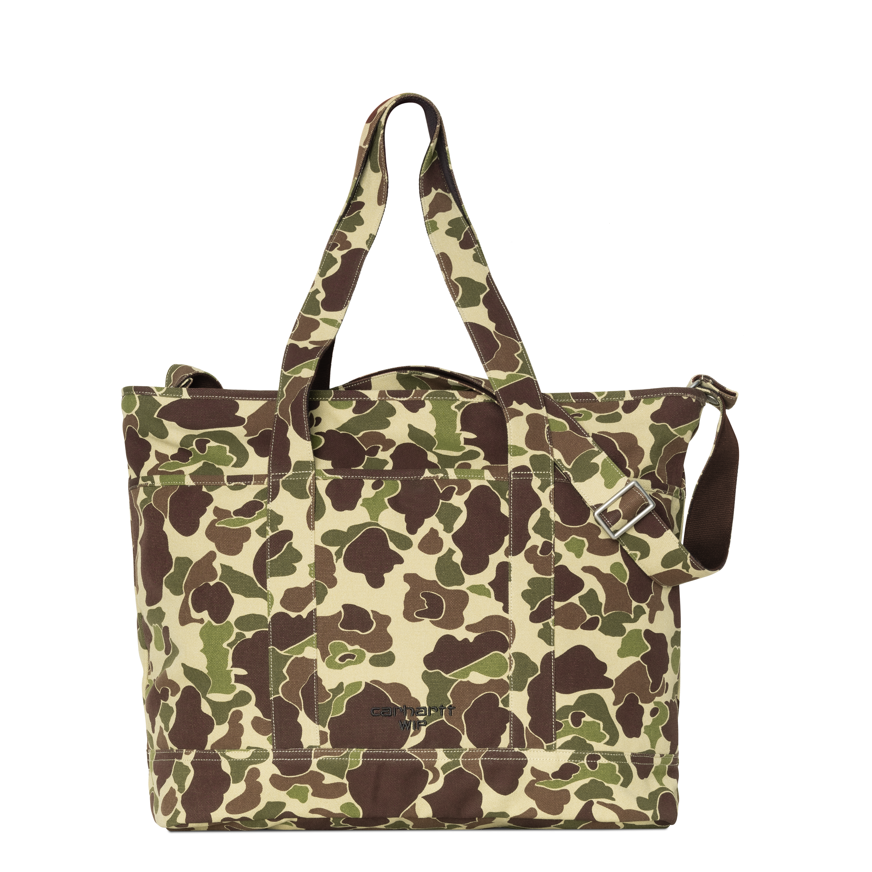 Carhartt WIP Elford Tote Bag Camo Duck, Green | green|camo