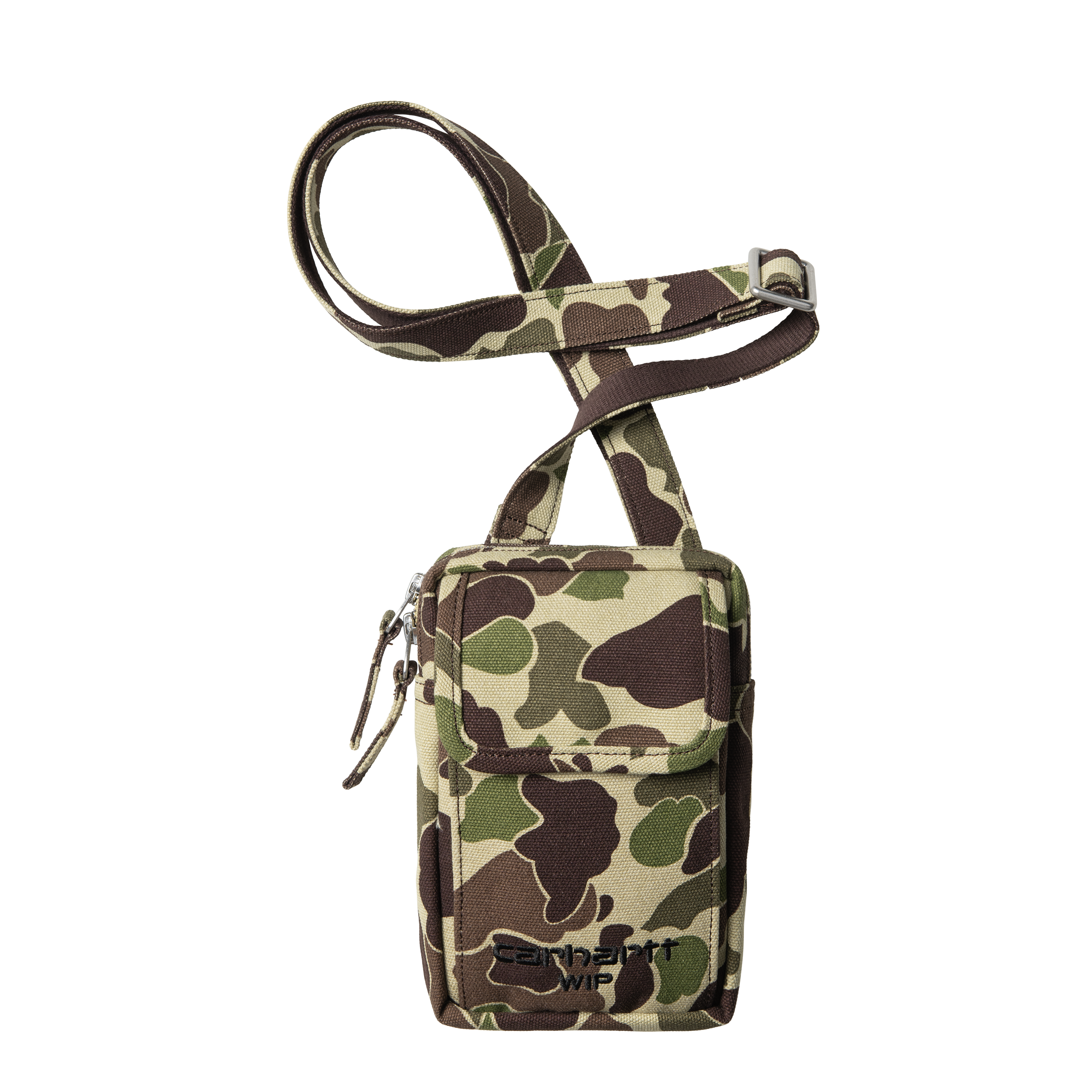 Carhartt WIP Elford Pouch Camo Duck, Green | green|camo