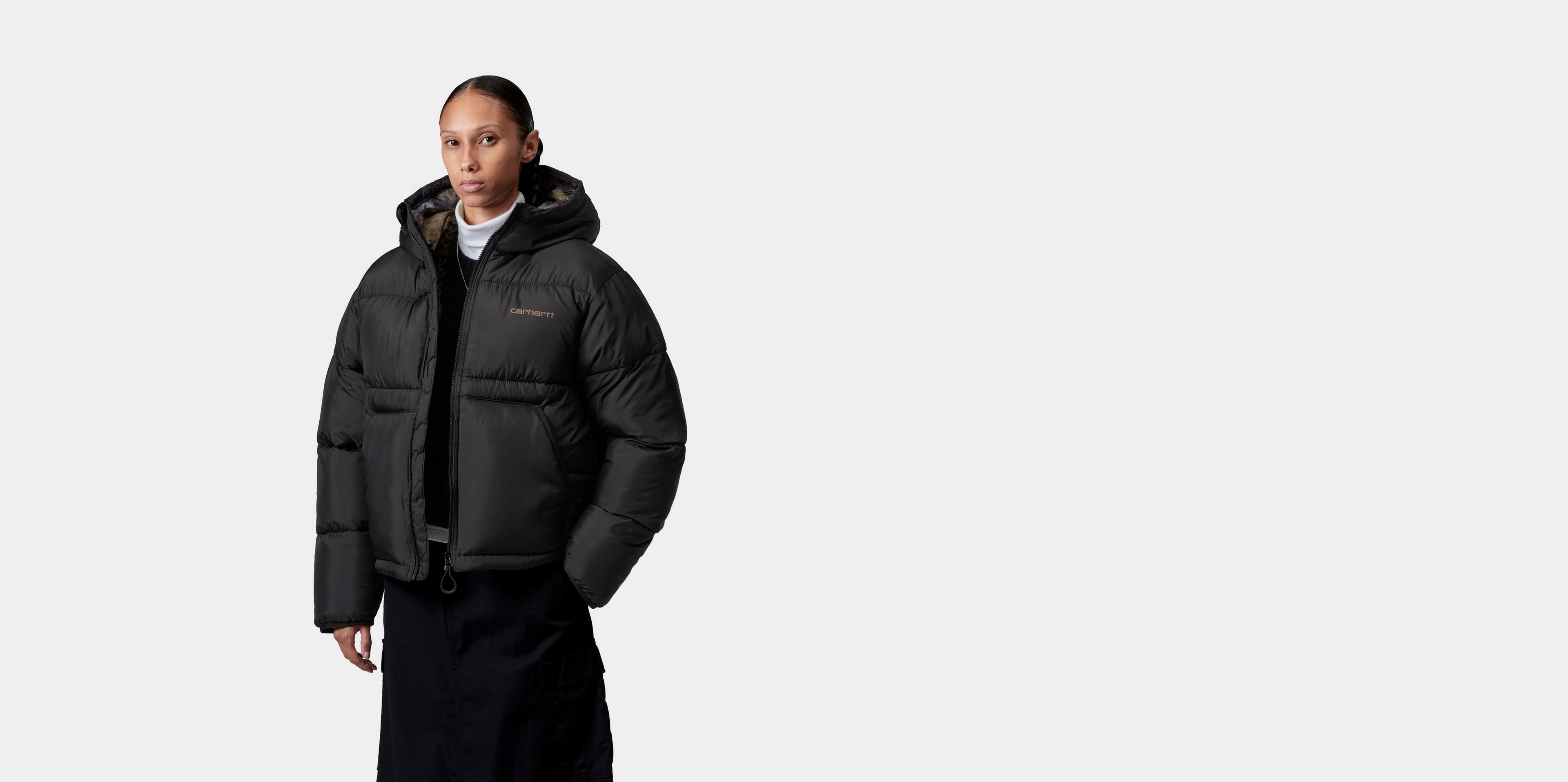 Carhartt WIP W' Toronto Jacket, Black / Wild Dog Print | Official