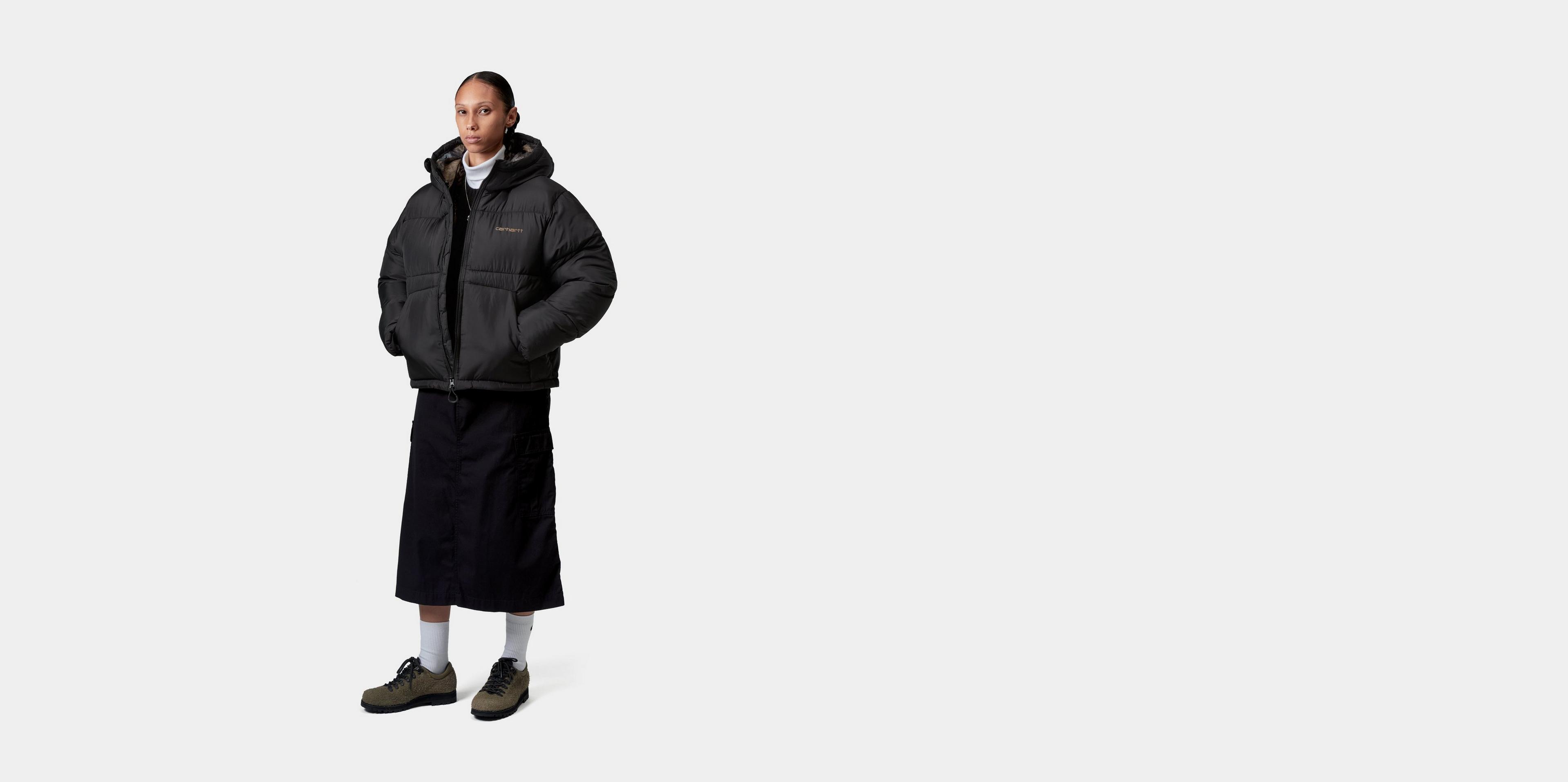 Carhartt WIP W' Toronto Jacket, Black / Wild Dog Print | Official