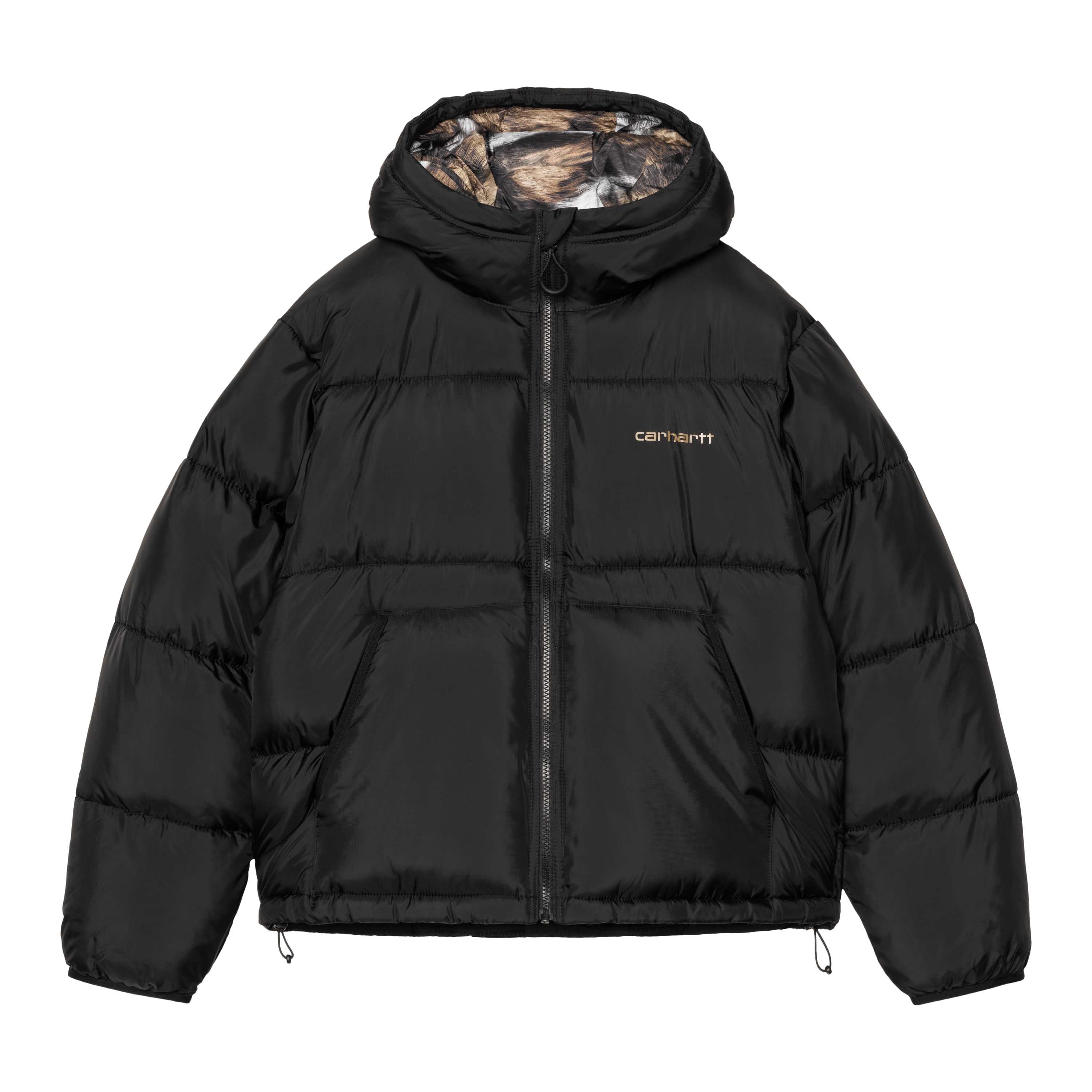 Carhartt WIP W' Toronto Jacket, Black / Wild Dog Print | Official