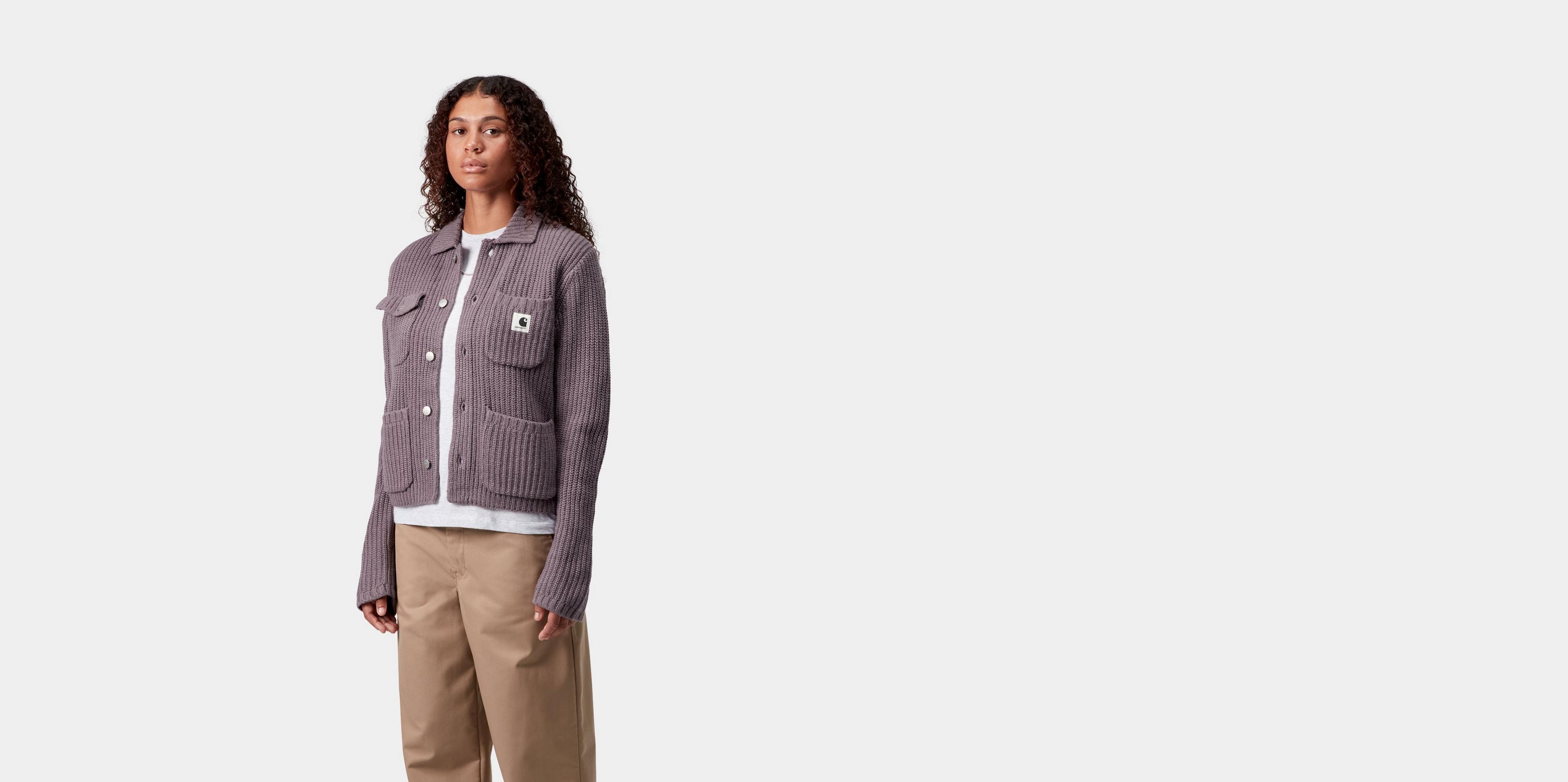 Carhartt WIP W' Michigan Sweater, Phlox | Official Online Store