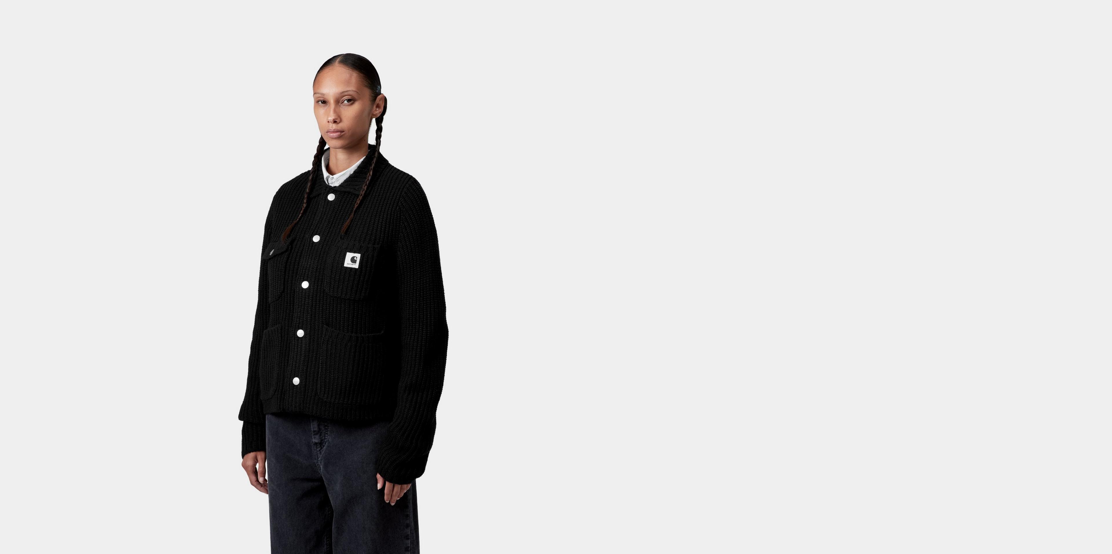 Carhartt WIP Women's Michigan Sweater, Black | Official Online Store