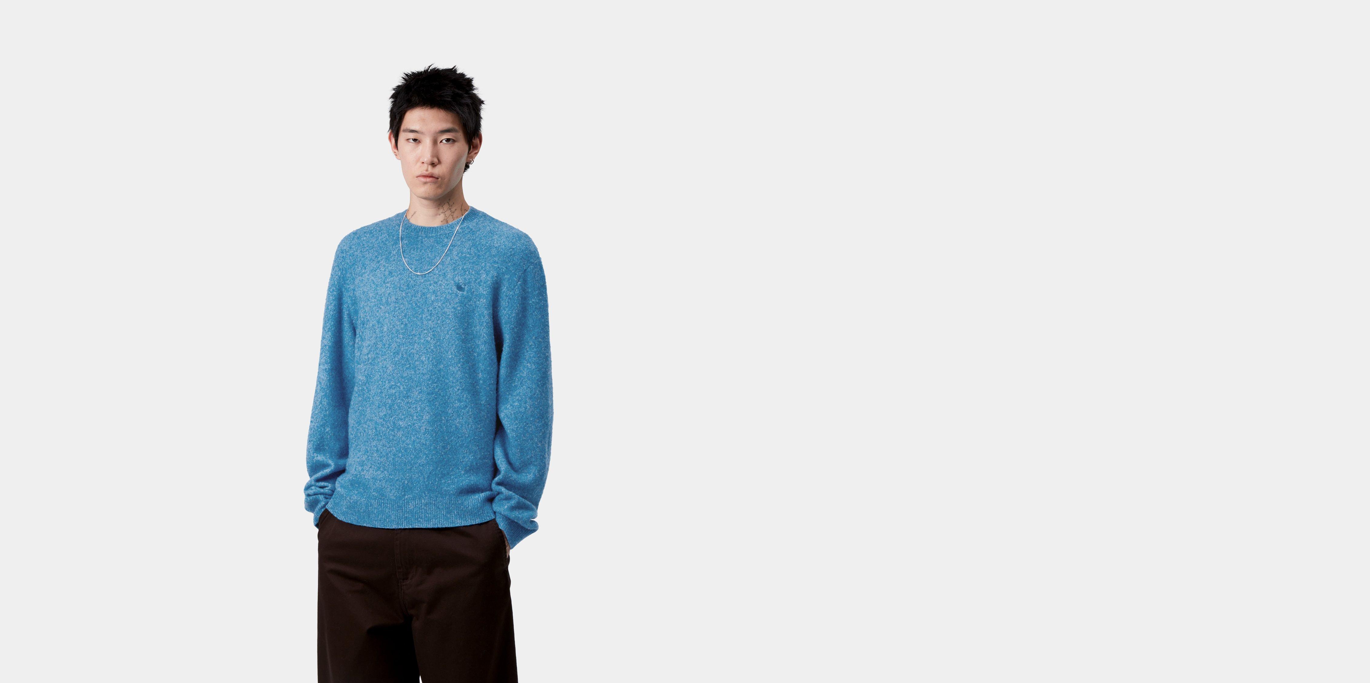 Carhartt WIP Curtis Sweater Tangled Angelite | blue | XXL | Men