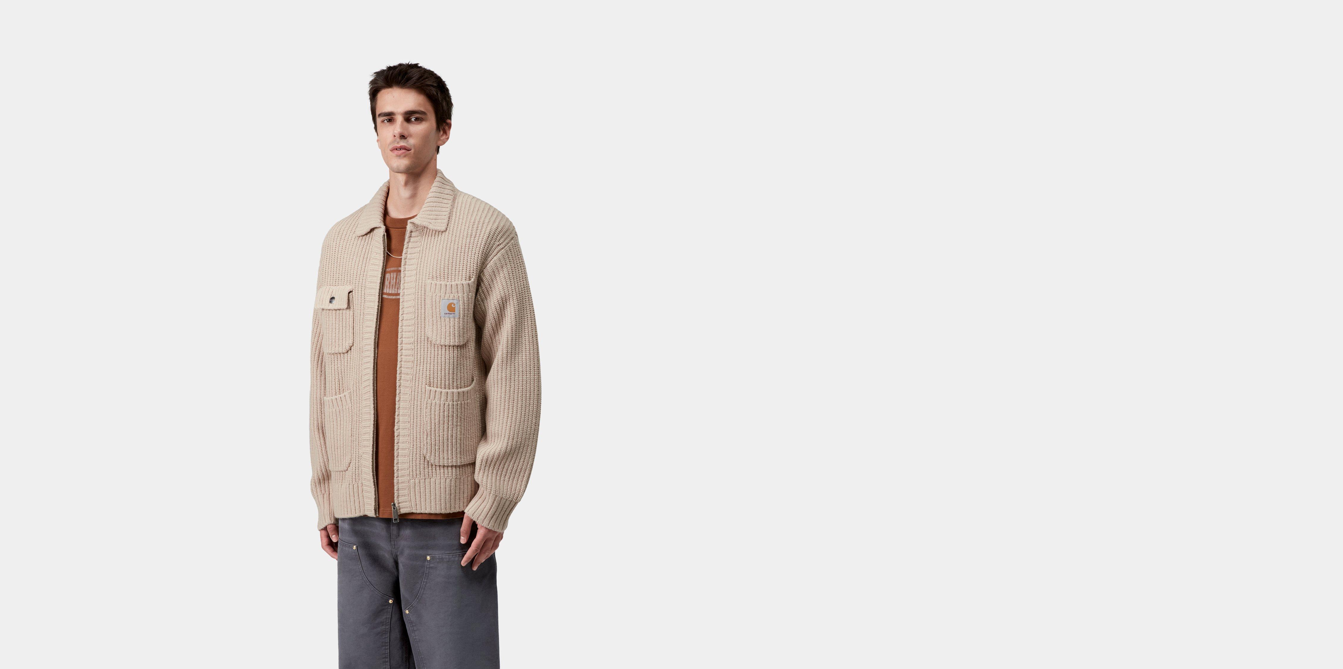 Carhartt WIP Chore Knit Jacket Fleur De Sel | beige | L | Men