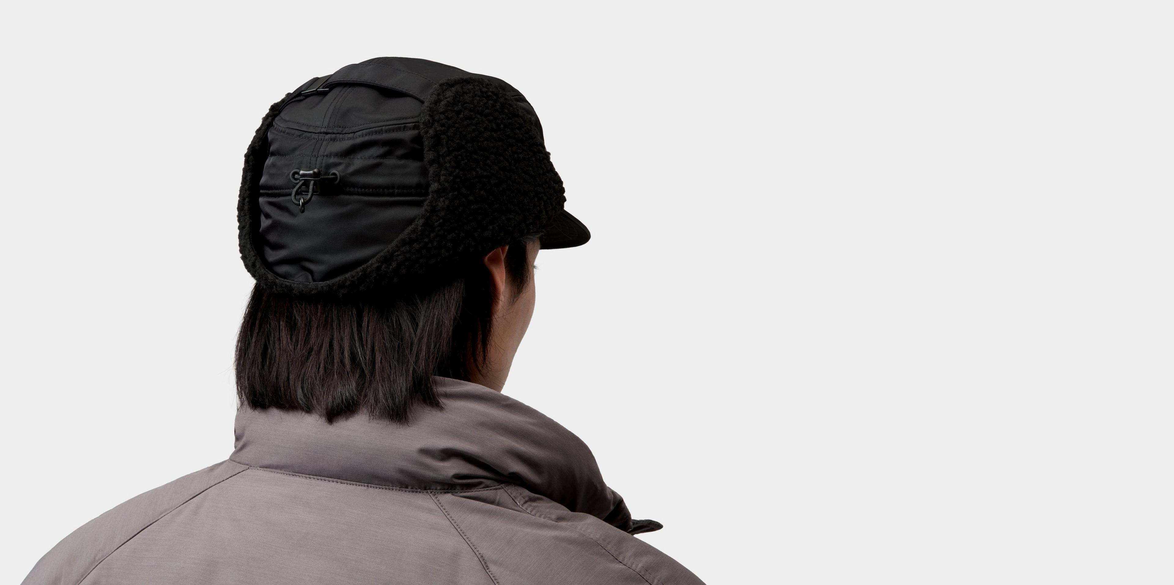 Carhartt Wip Olthra Ear Guardフライトキャップ 黒 Carhartt WIP Oltera Ear Guard Cap, Black | Official Online Store