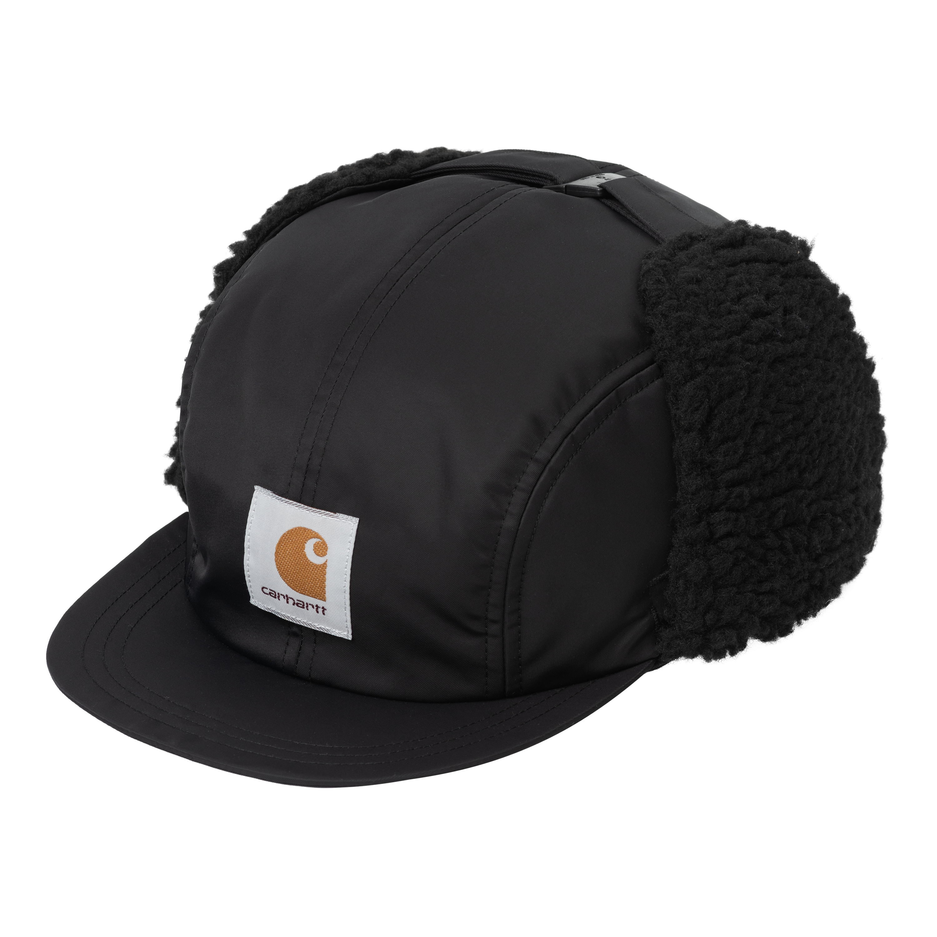 Carhartt WIP Oltera Ear Guard Cap, Black Official Online Store