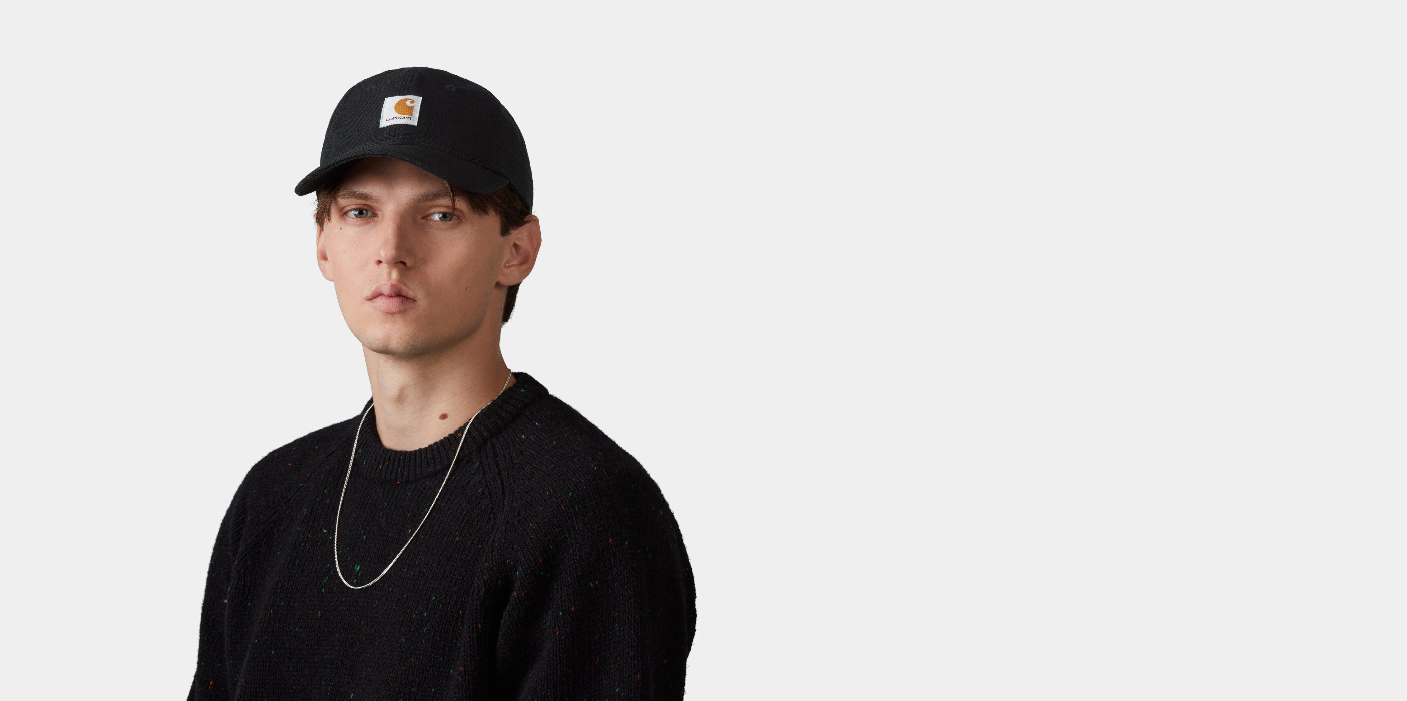Carhartt WIP Selby Canvas Cap Black stone washed