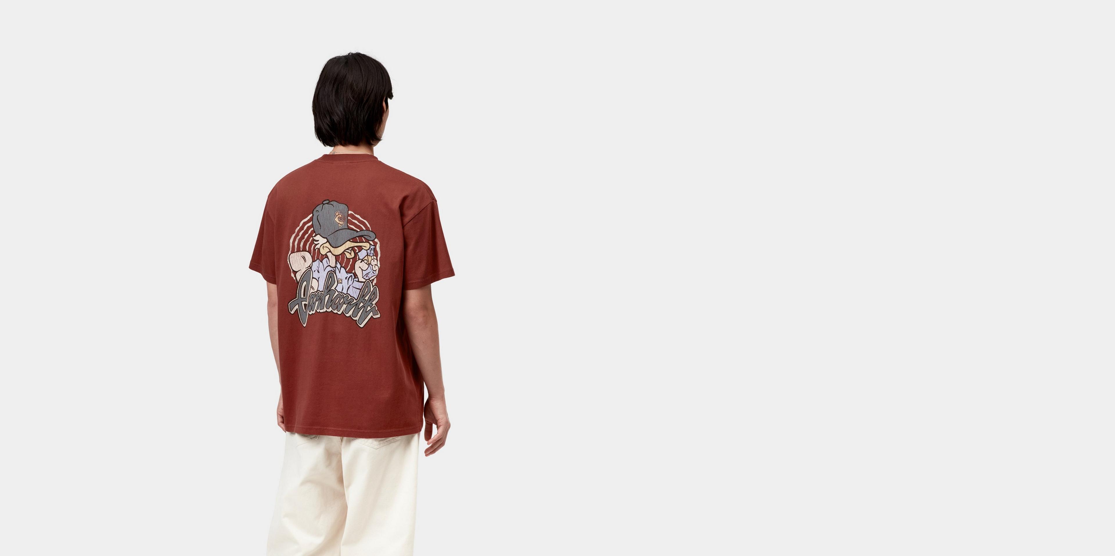 Carhartt WIP S/S Chedda T-Shirt, Dark Brick | Official Online Store