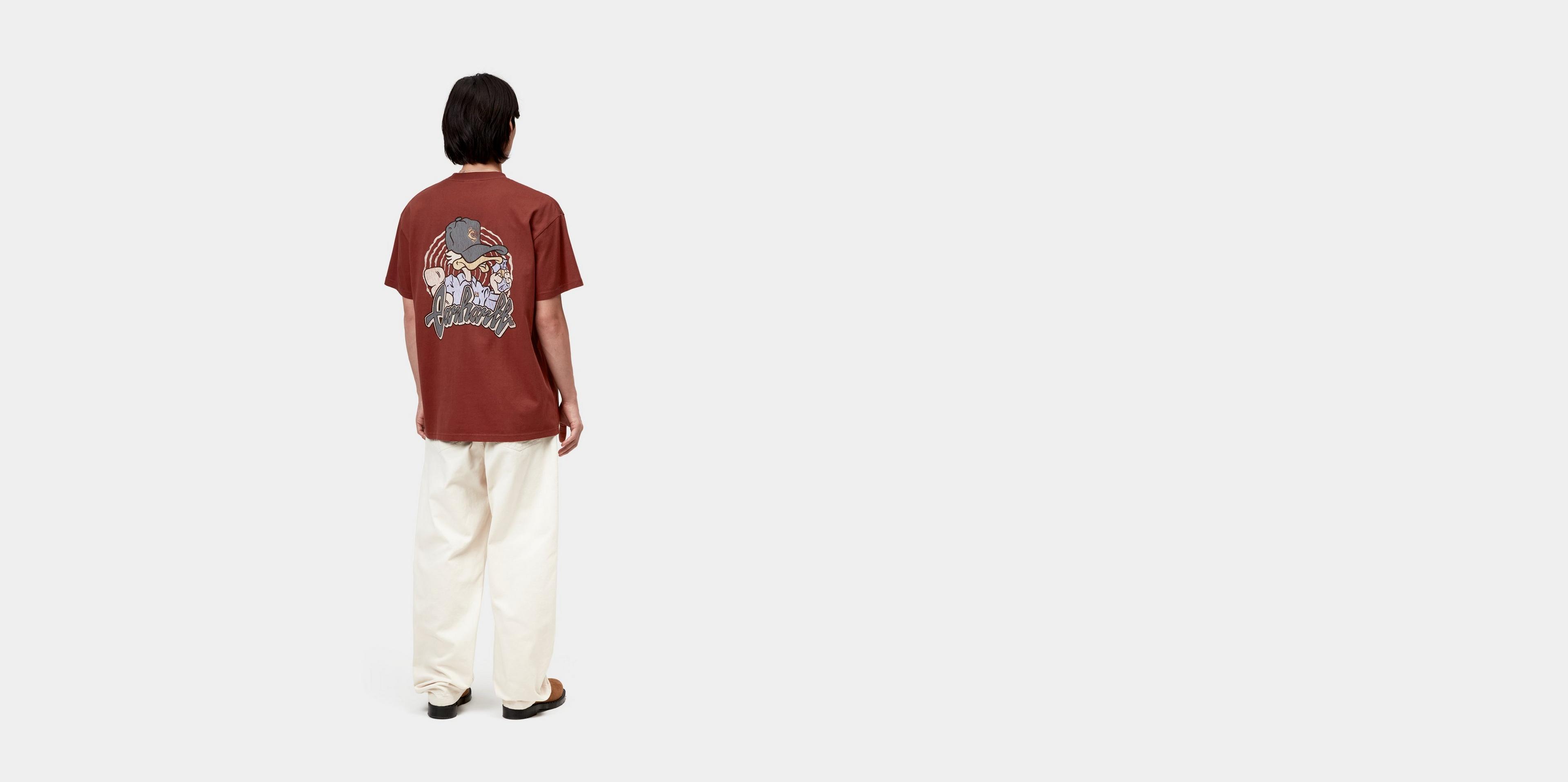 Carhartt WIP S/S Chedda T-Shirt, Dark Brick | Official Online Store