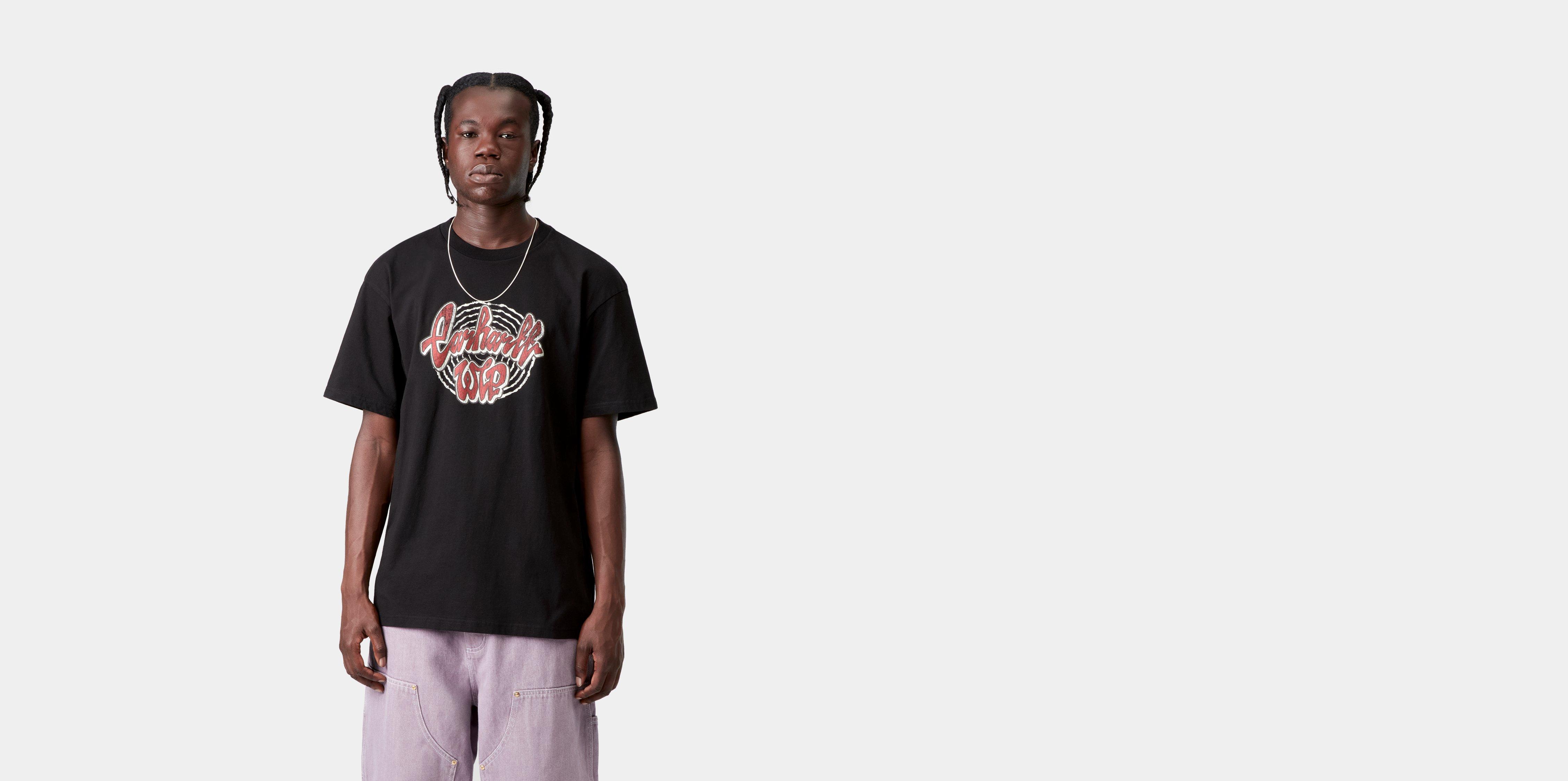 Carhartt WIP S/S Chedda T-Shirt Black heavy stone wash | M | Men