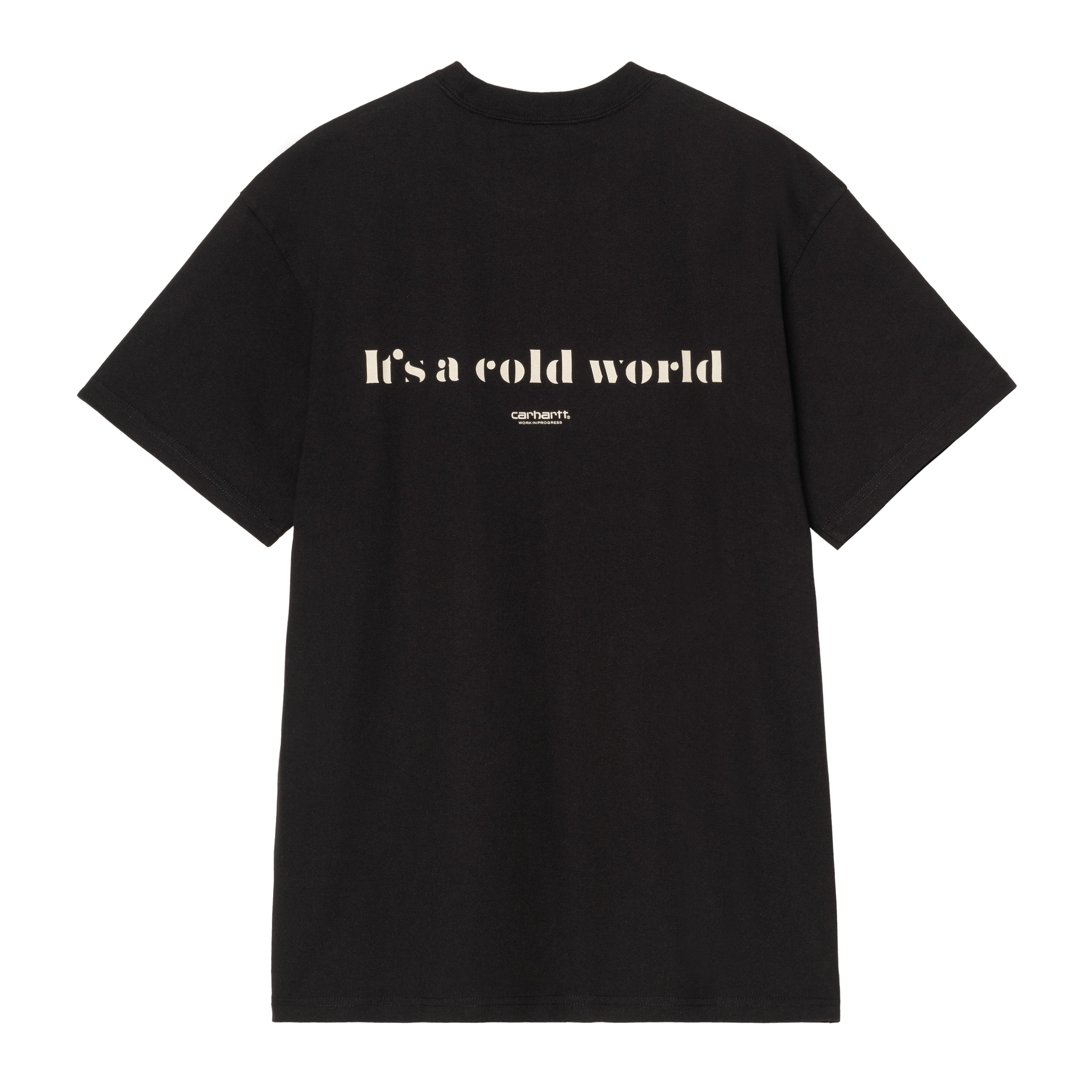 Carhartt WIP S/S Cold World T-Shirt, Black | Official Online Store