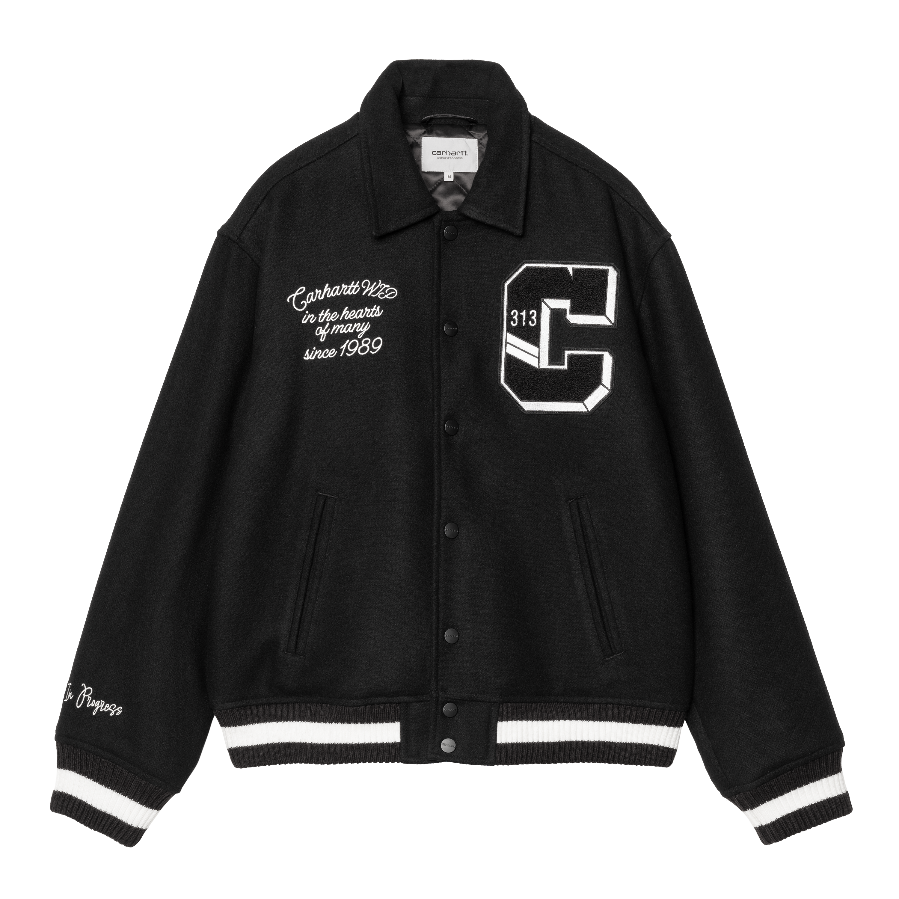 Carhartt WIP World Class Varsity, Black | Official Online Store
