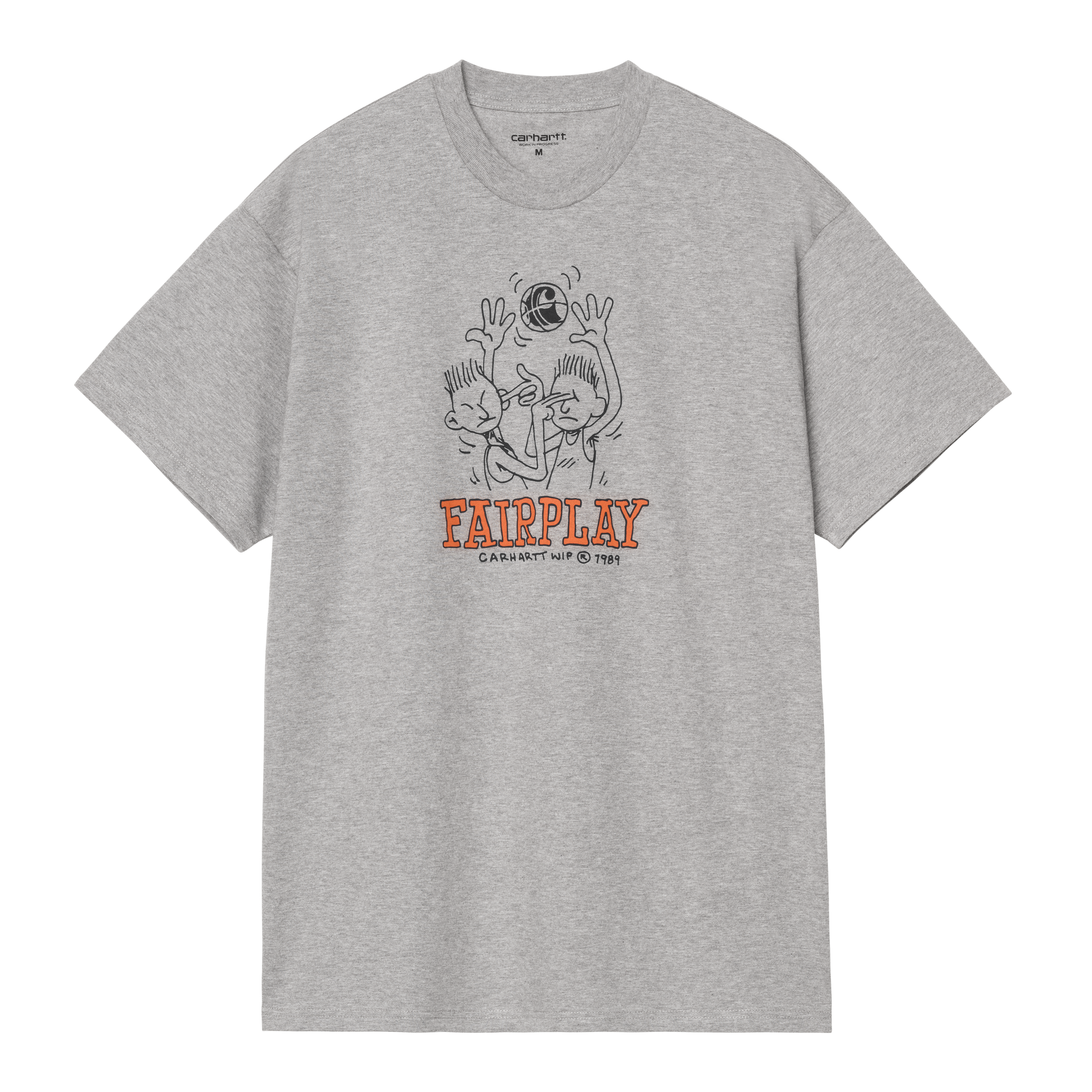 Carhartt WIP S/S Fairplay T-Shirt, Grey Heather | Official