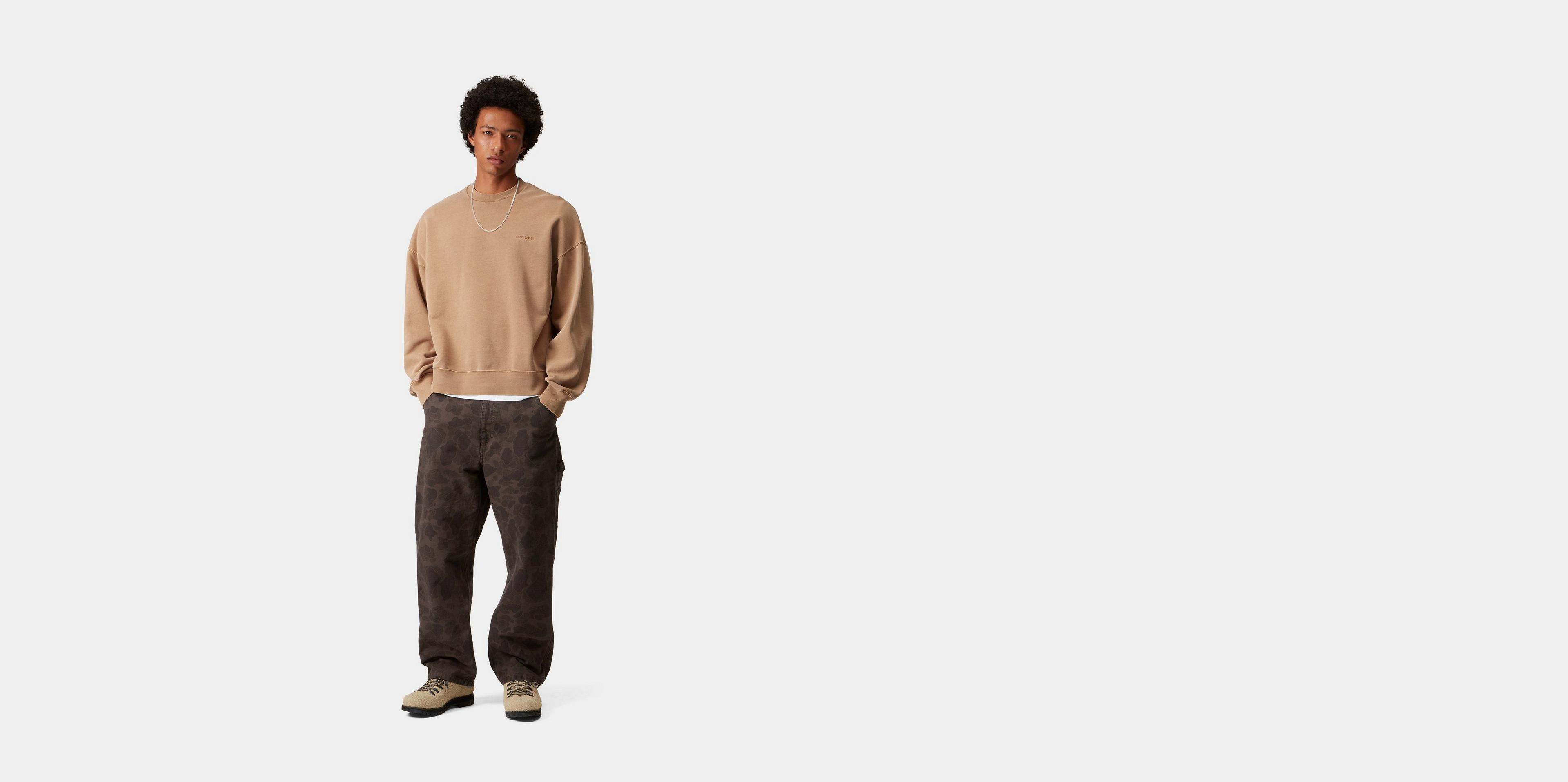 Carhartt WIP Benton Sweatshirt, Peanut | Official Online Store