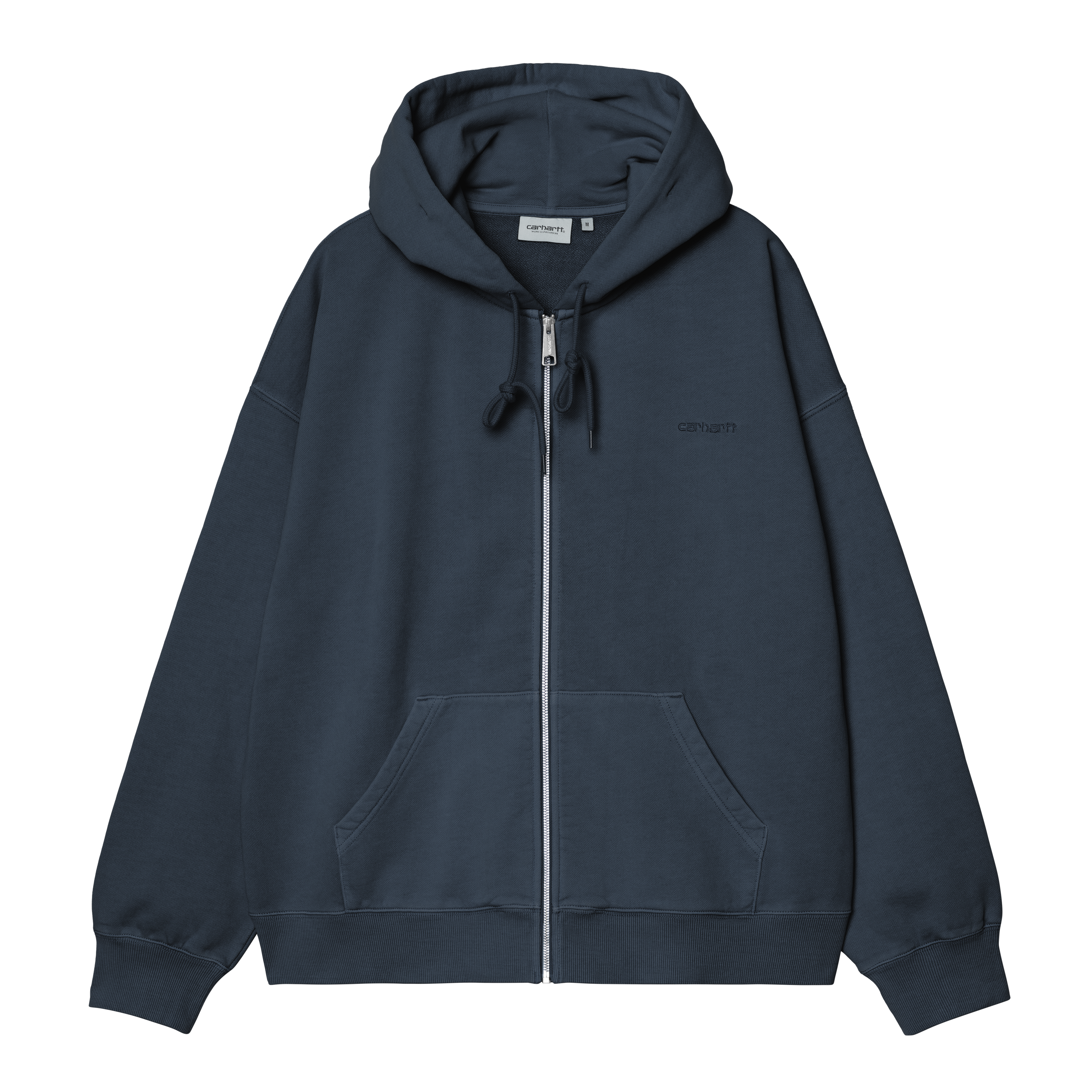 Carhartt WIP Hooded Benton Sweat Jacket, Carbon | Official Online
