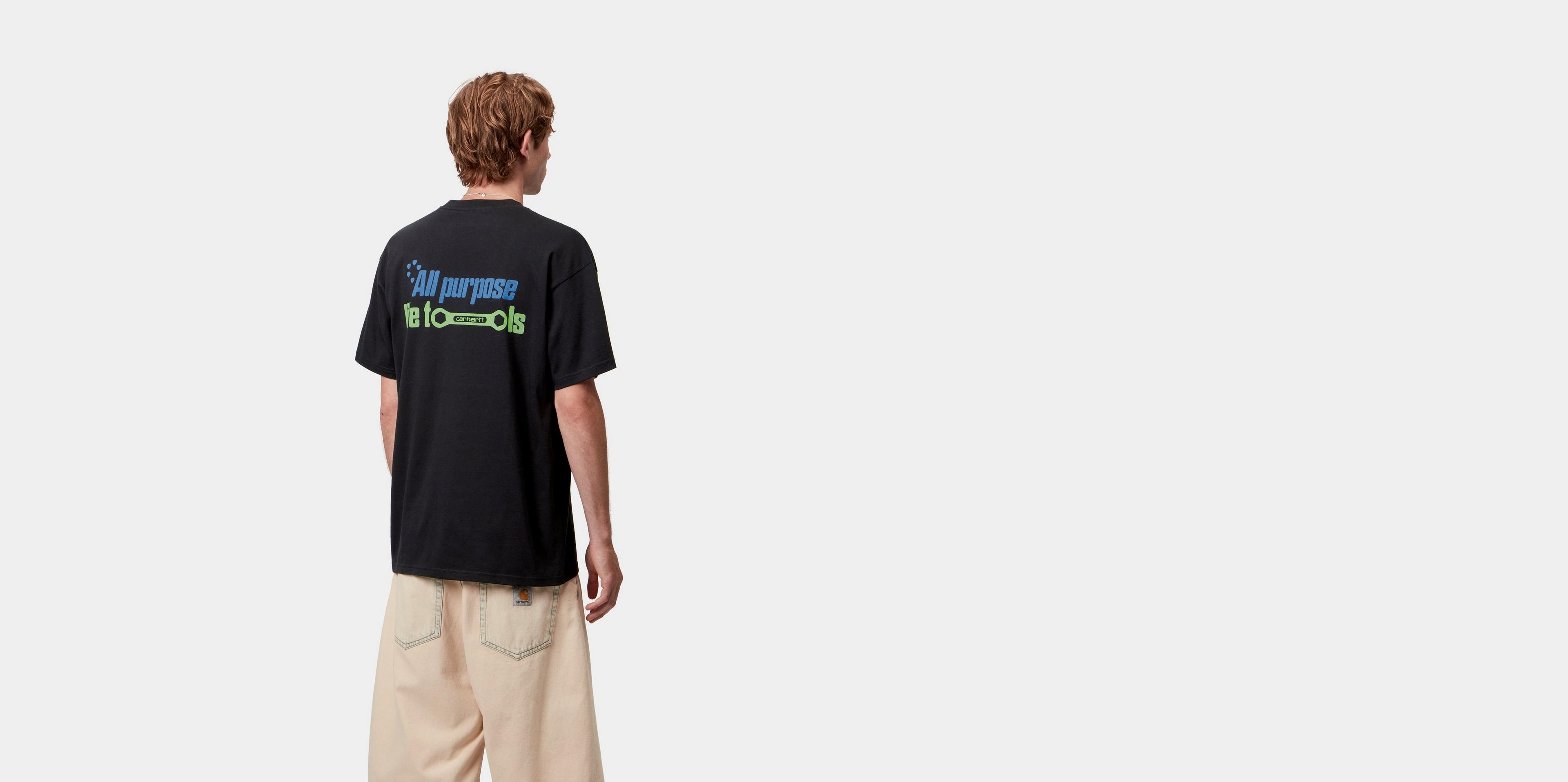 CARHARTT WIP｜SHORT-SLEEVED ROUND NECK T-SHIRTS (Tools F Carhartt WIP S/S All Tools T-Shirt, Black | Official Online