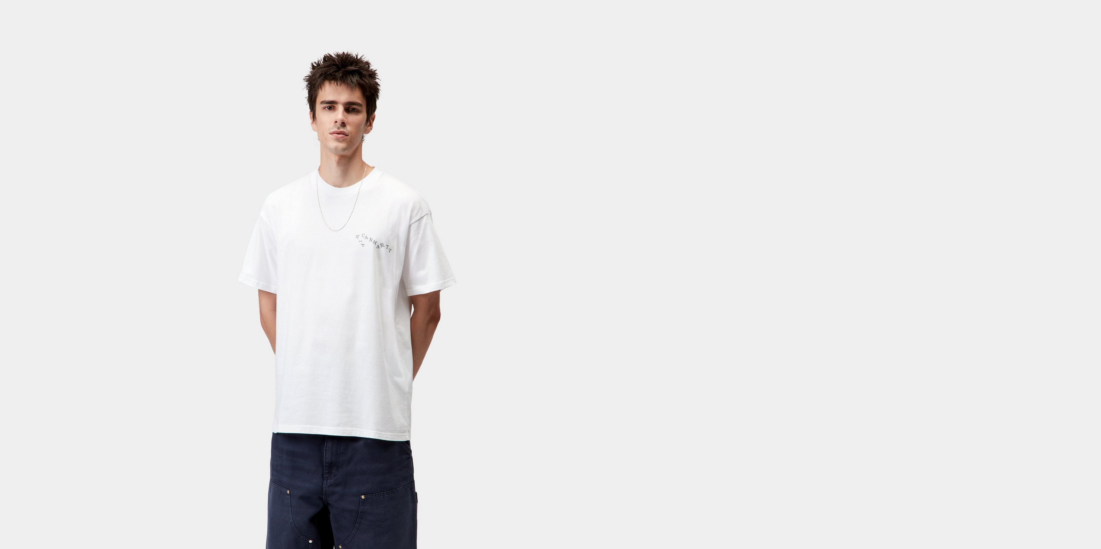 Carhartt WIP S/S Okniceok 01 T-Shirt, White | Official Online Store