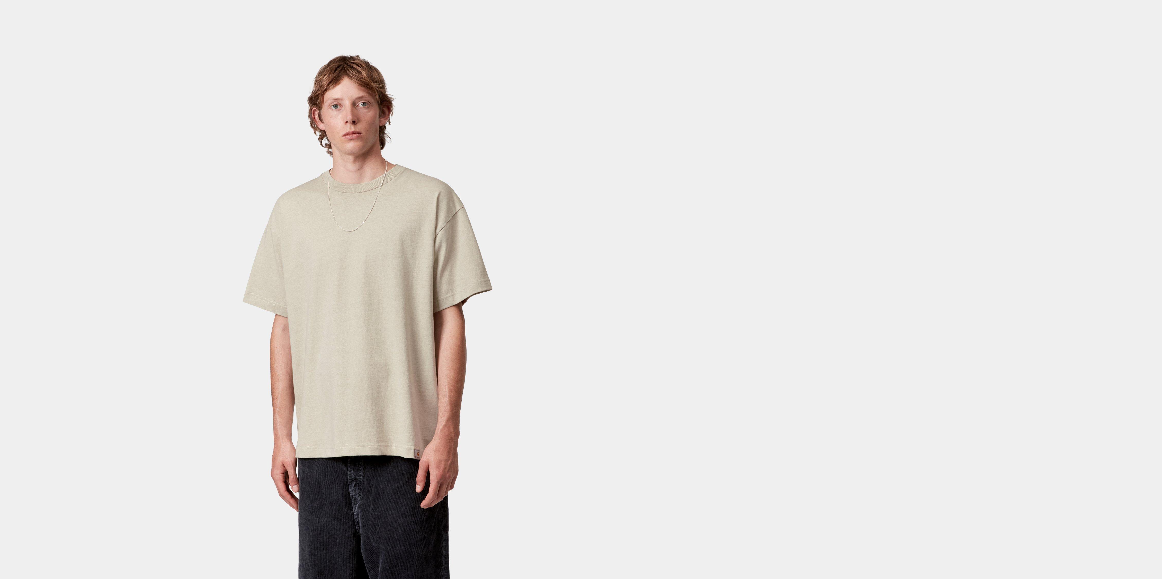 Carhartt WIP S/S RGGD T-Shirt Fleur De Sel garment dyed | beige | S | Men