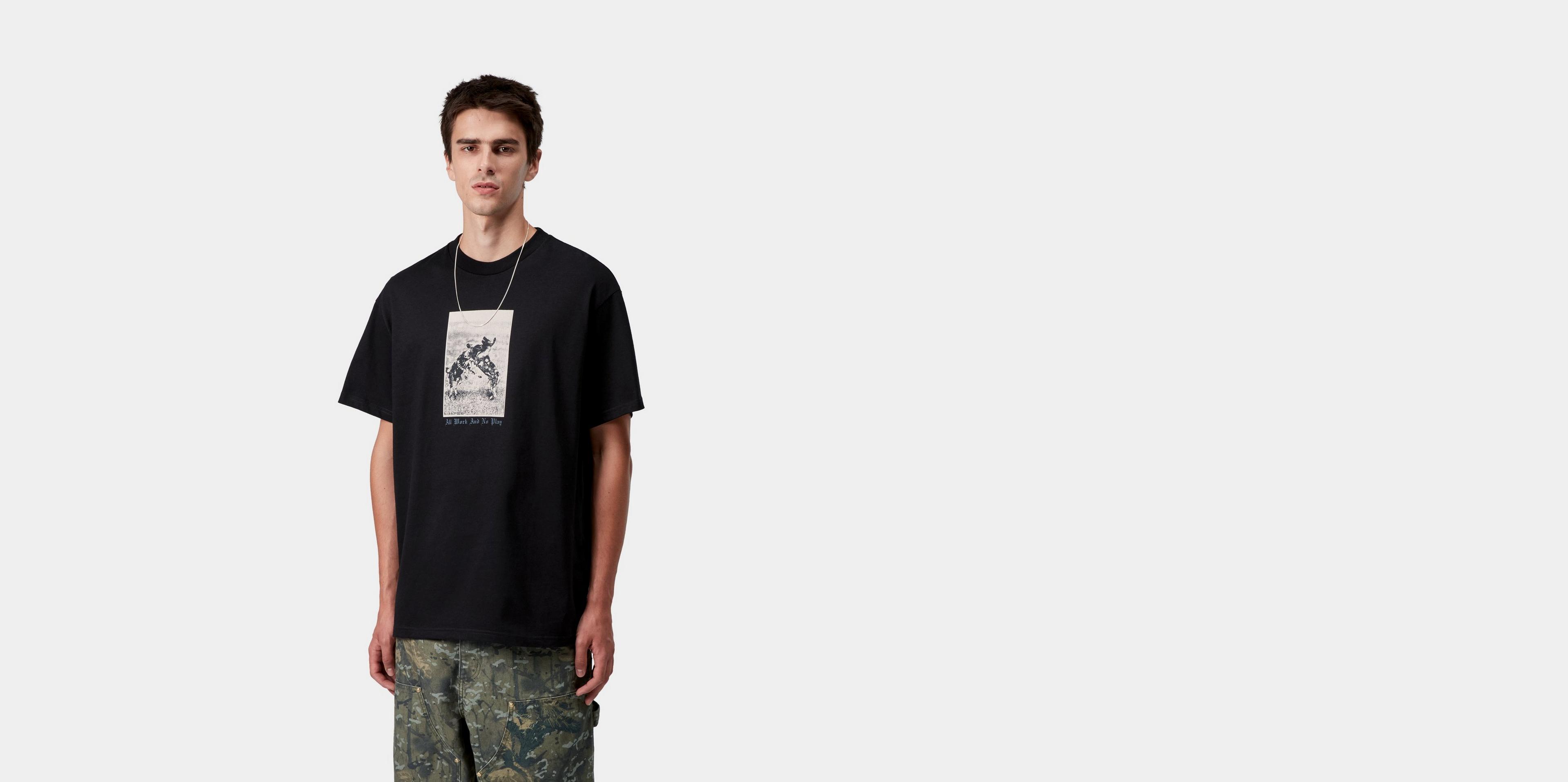 Carhartt WIP S/S No Play T-Shirt, Black | Official Online Store