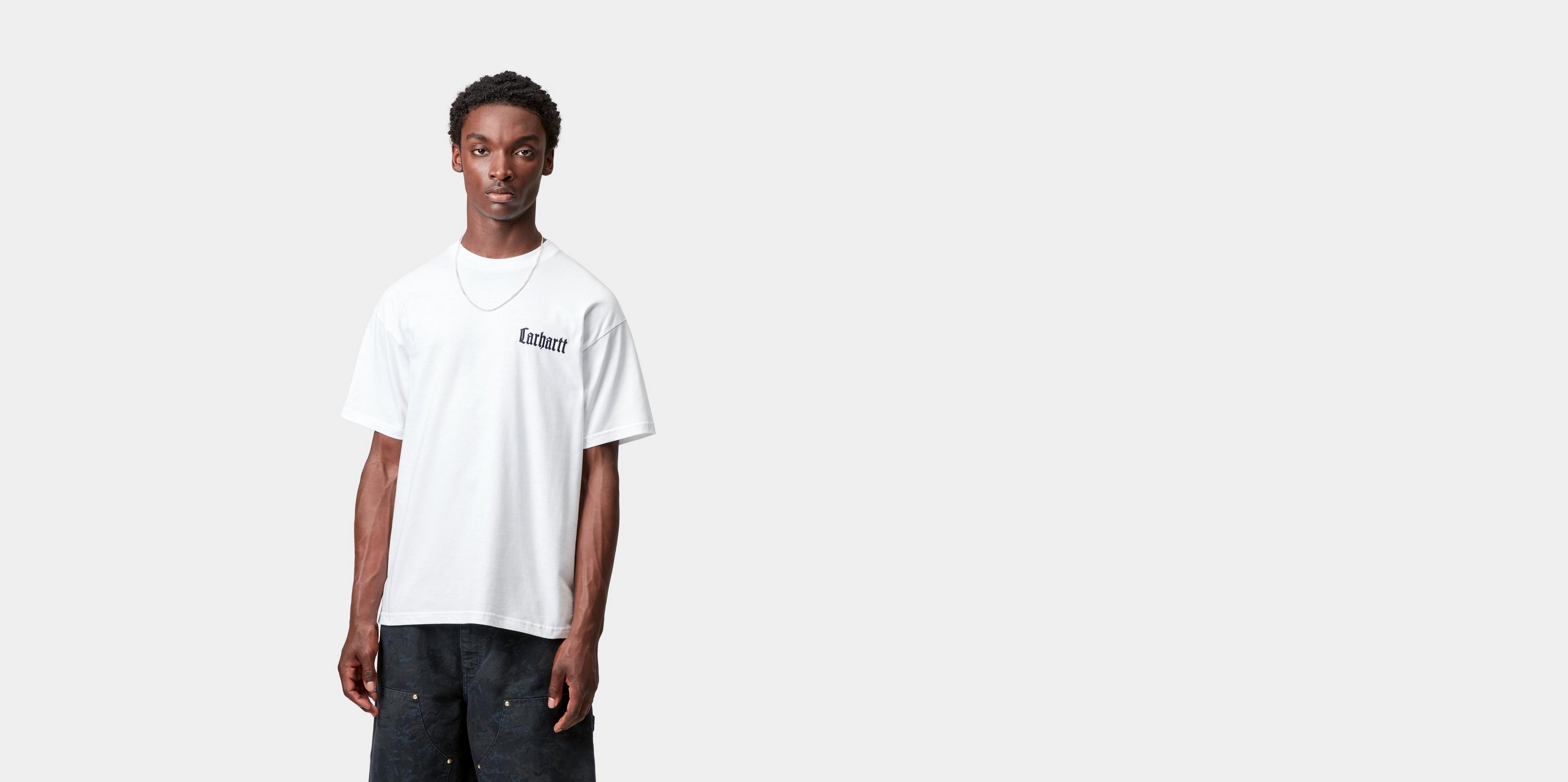 Carhartt WIP S/S Schooling T-Shirt, White Official Online Store