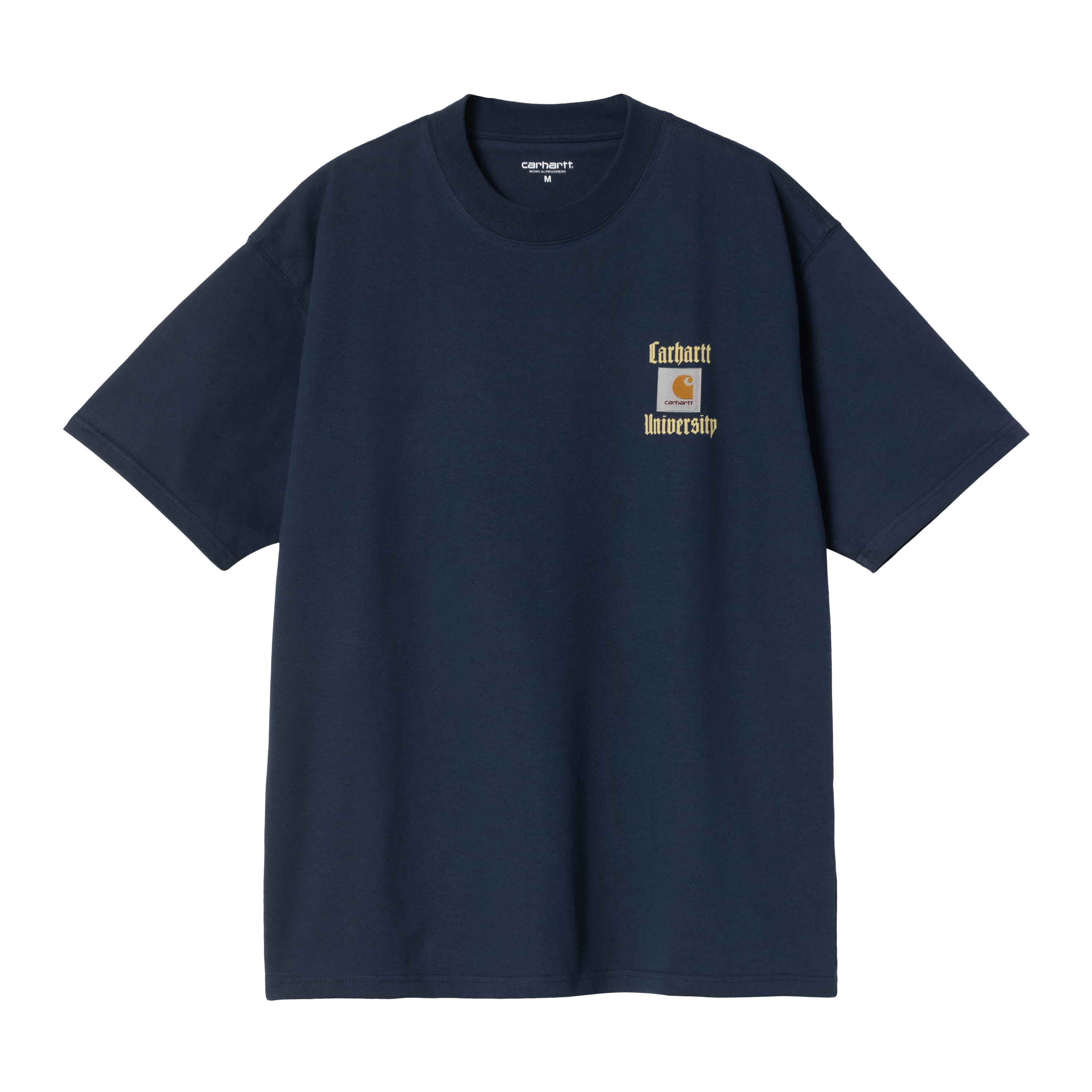 Carhartt WIP Short Sleeve Schooling Heart T-Shirt in Blu