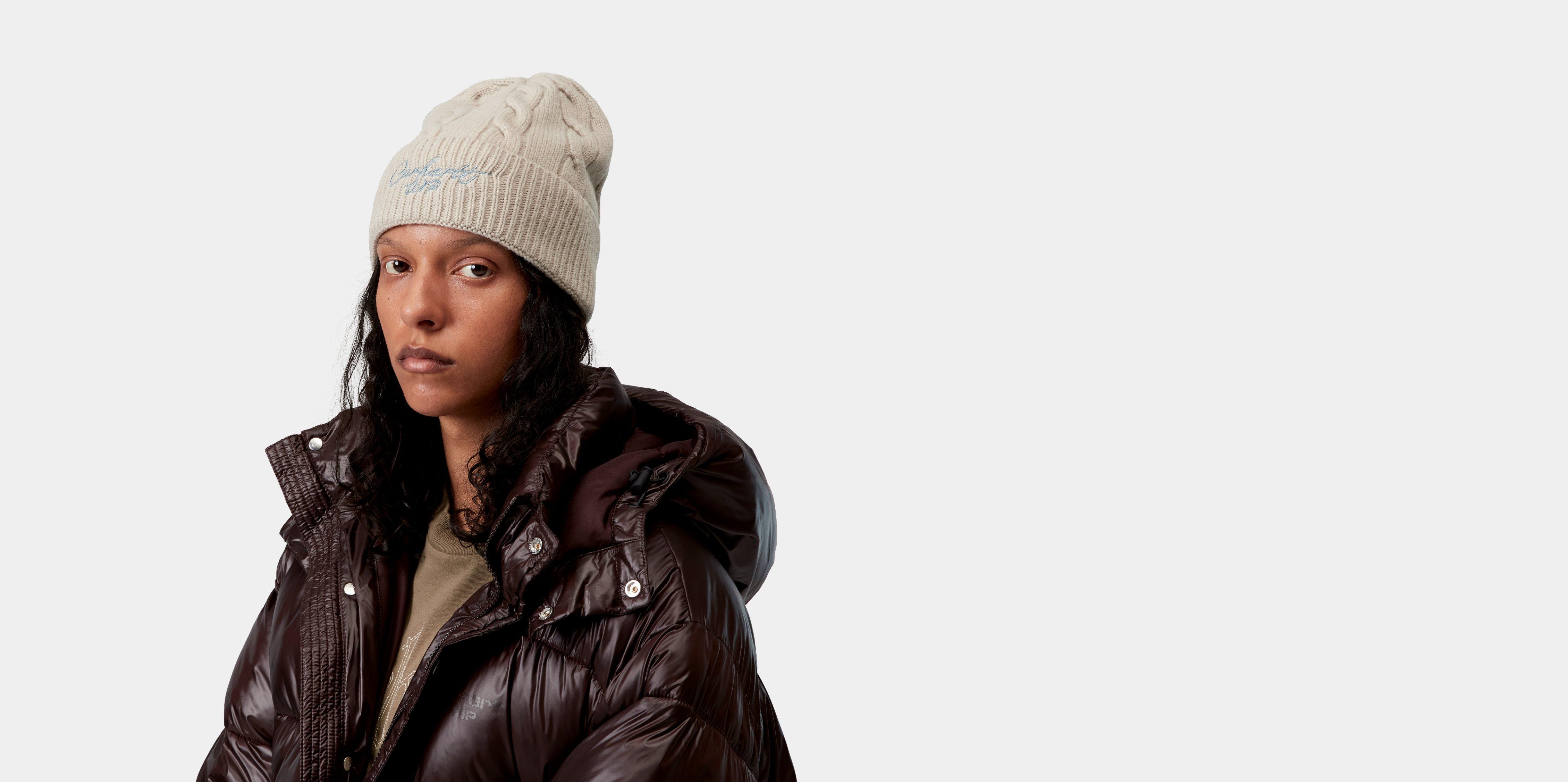 Carhartt WIP Signature Cable Beanie Fleur De Sel / Citadel | beige
