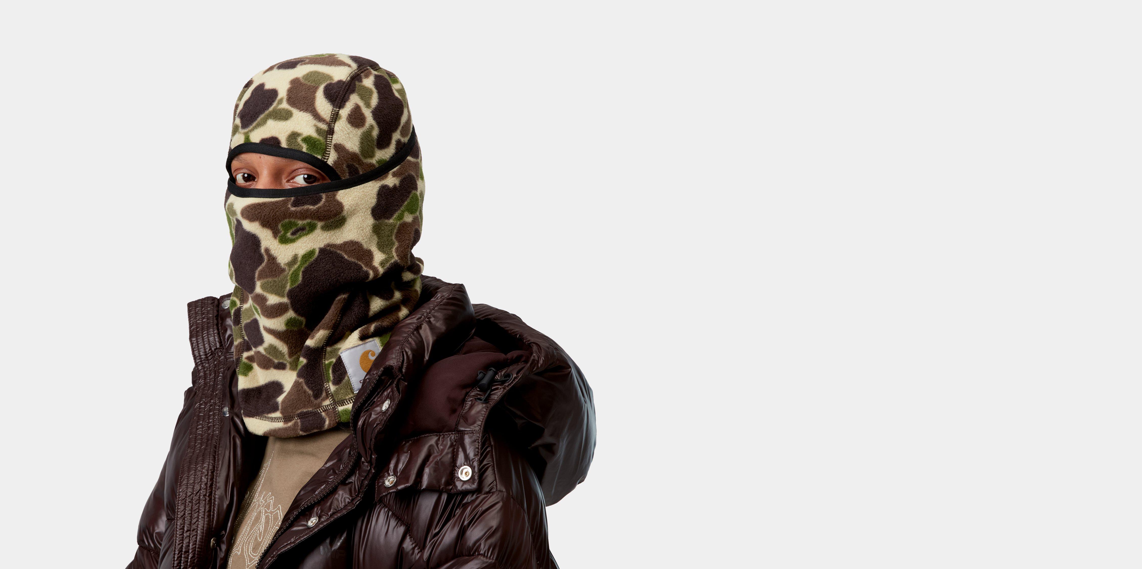 Carhartt WIP Expedition Mask Camo Duck, Green / Black