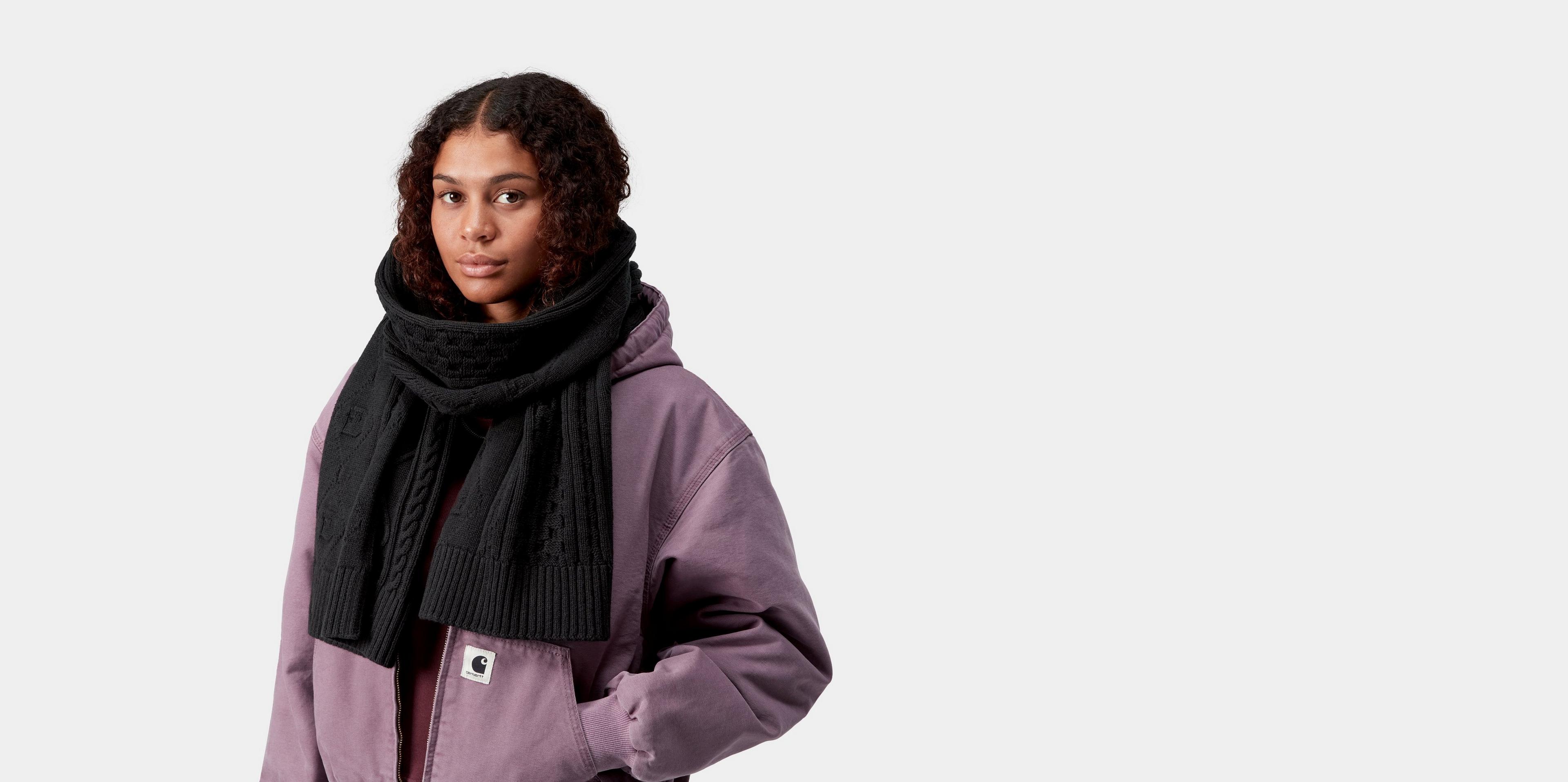 Carhartt WIP Shawn Scarf, Black | Official Online Store