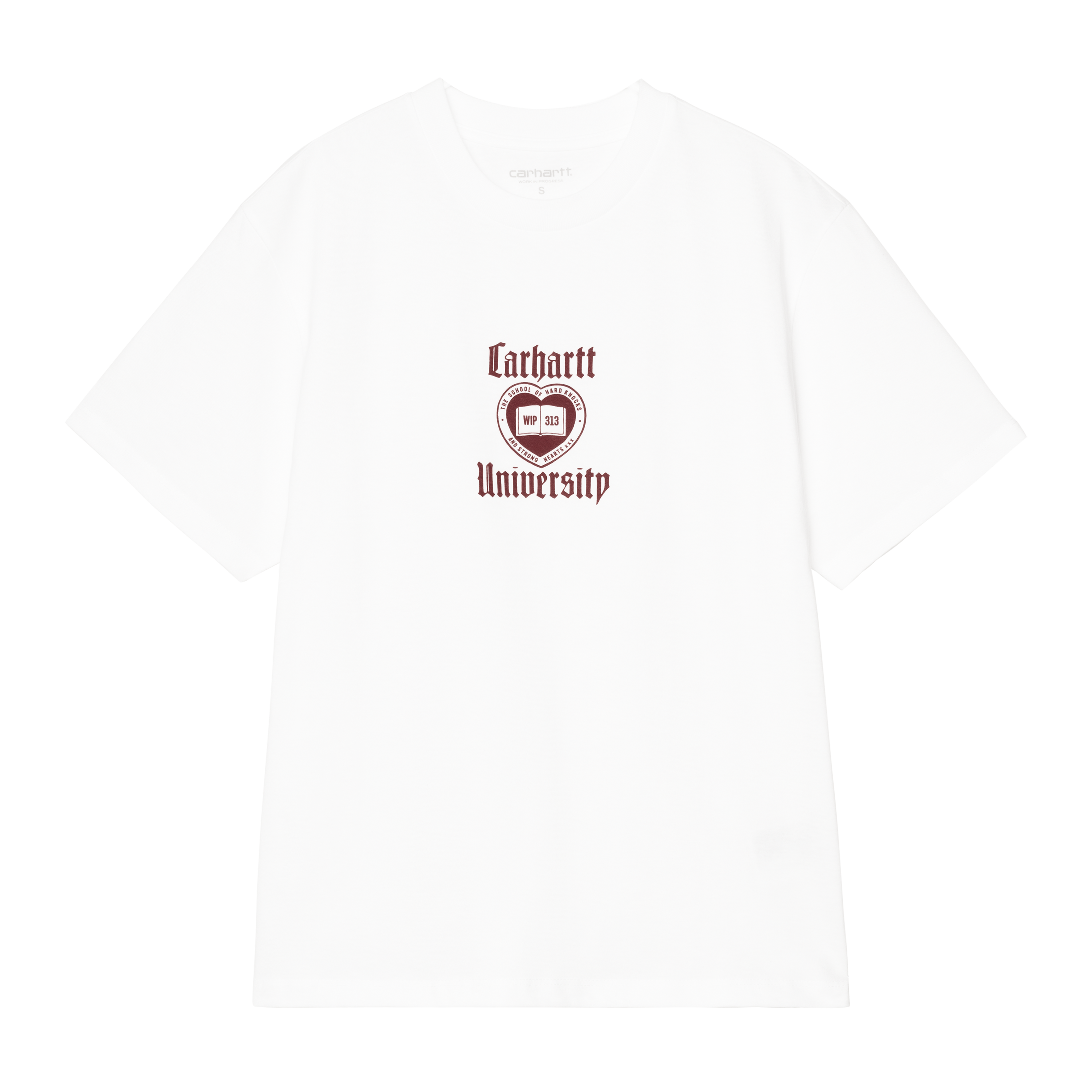 ★ドイツ発*carhartt WIP*新作*University Tシャツ/WHITE★ Carhartt WIP W' S/S Schooling T-Shirt, White | Official