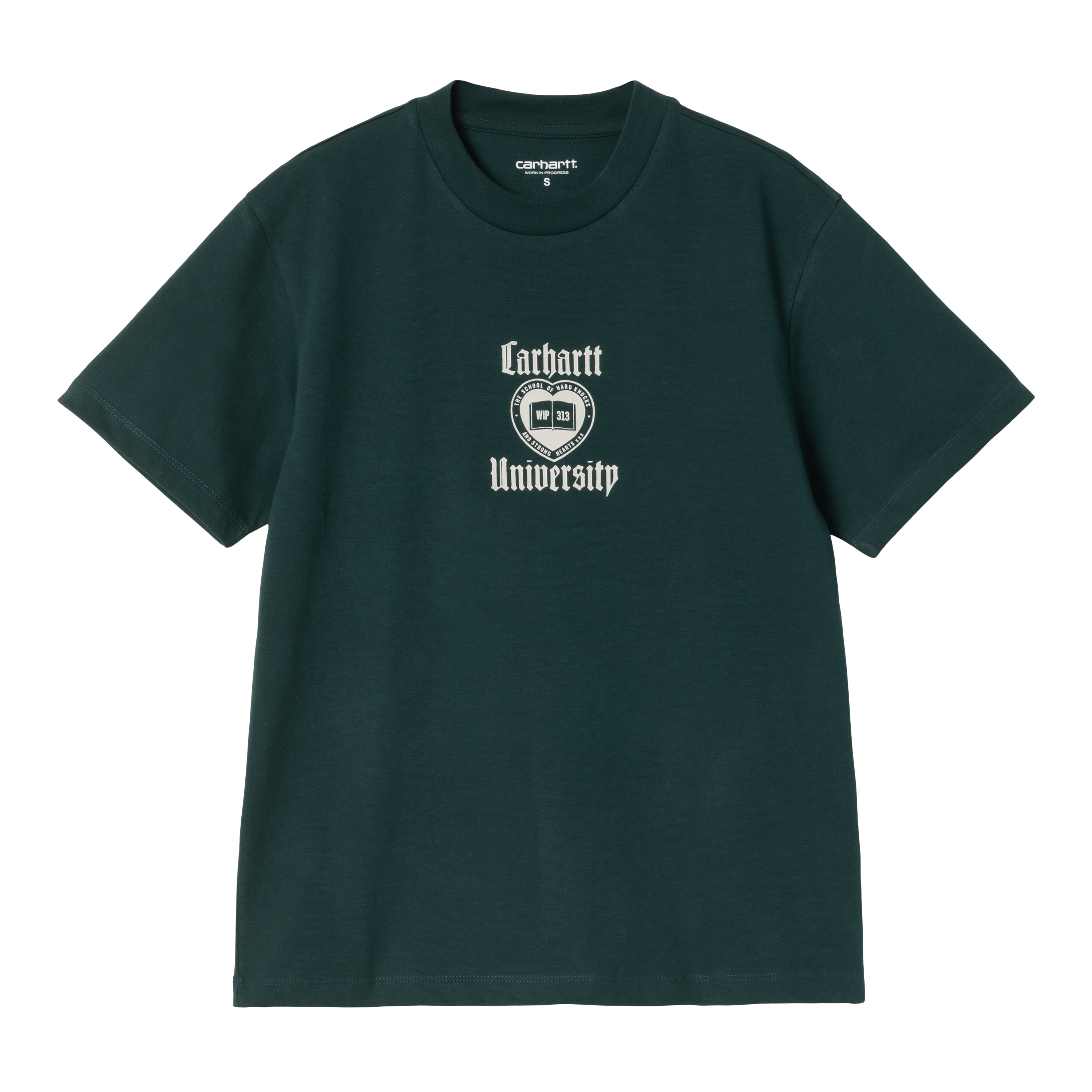 Carhartt WIP W' S/S Schooling T-Shirt, Deep Lagoon