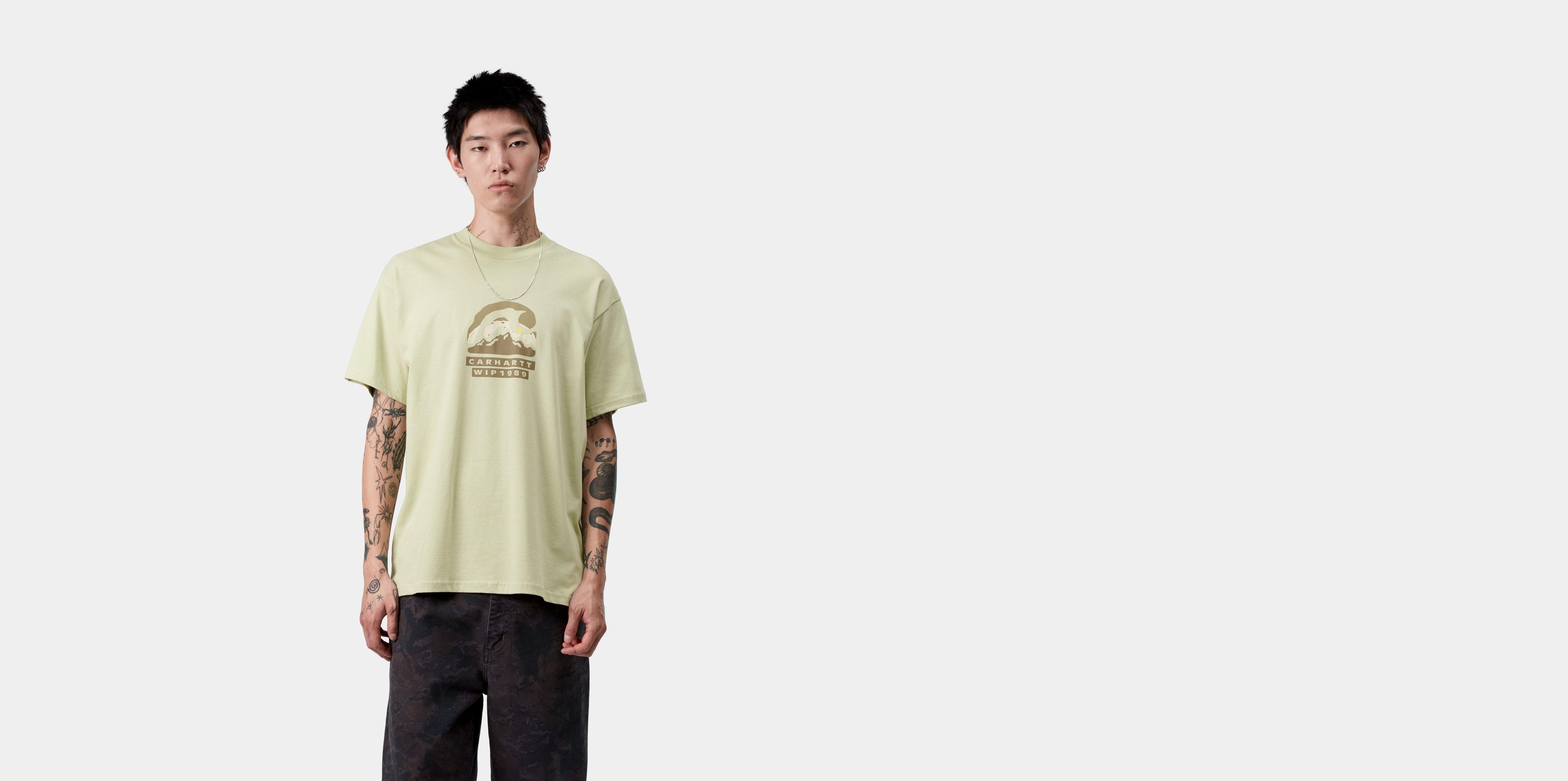 Carhartt WIP S/S Rising Helix T-Shirt Pale Olive | green | XS | Men