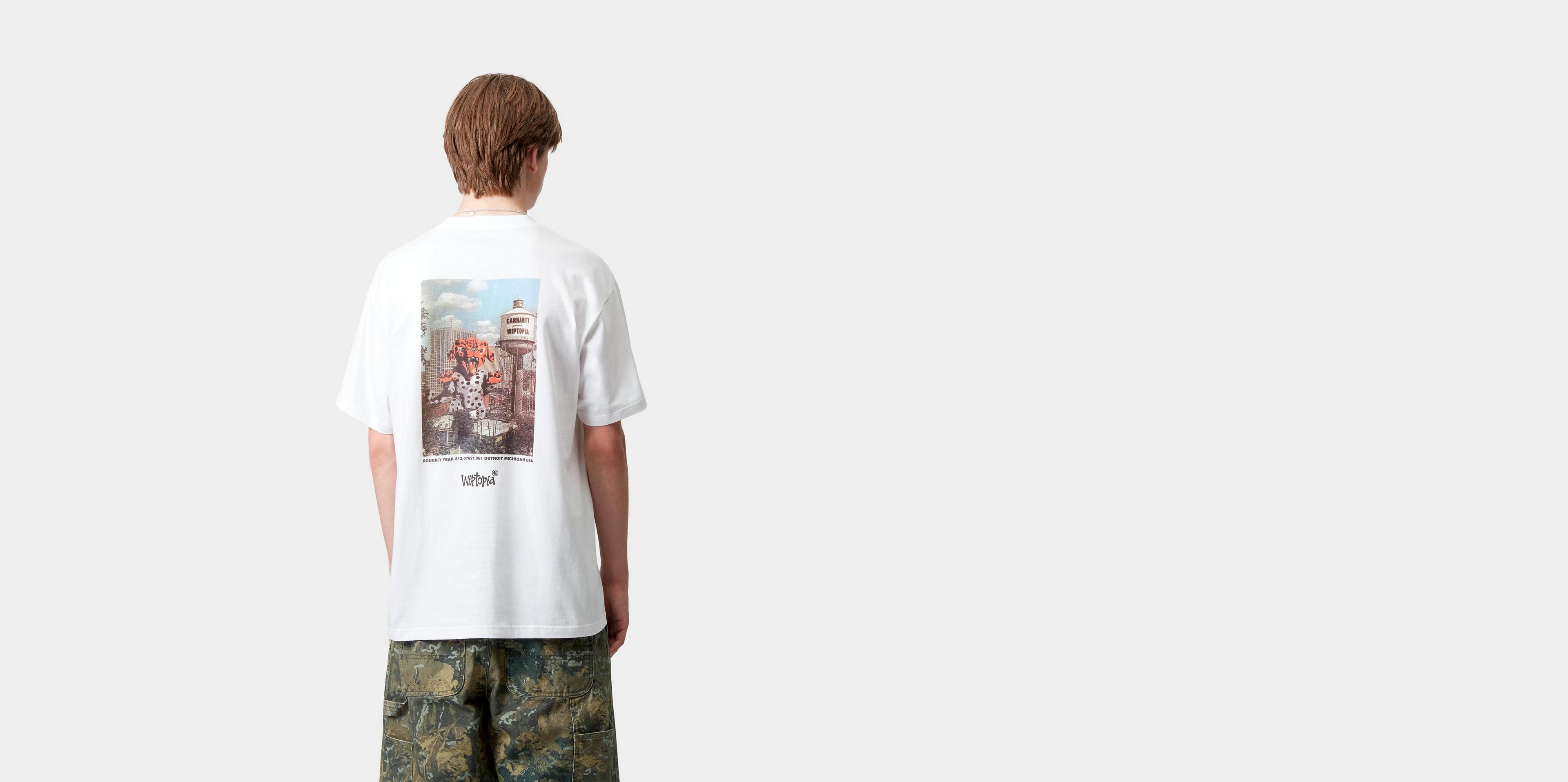 ★ドイツ発*carhartt WIP*新作*Tire グラフィック Tシャツ/WH★ Carhartt WIP S/S Wiptopia T-Shirt, White | Official Online Store