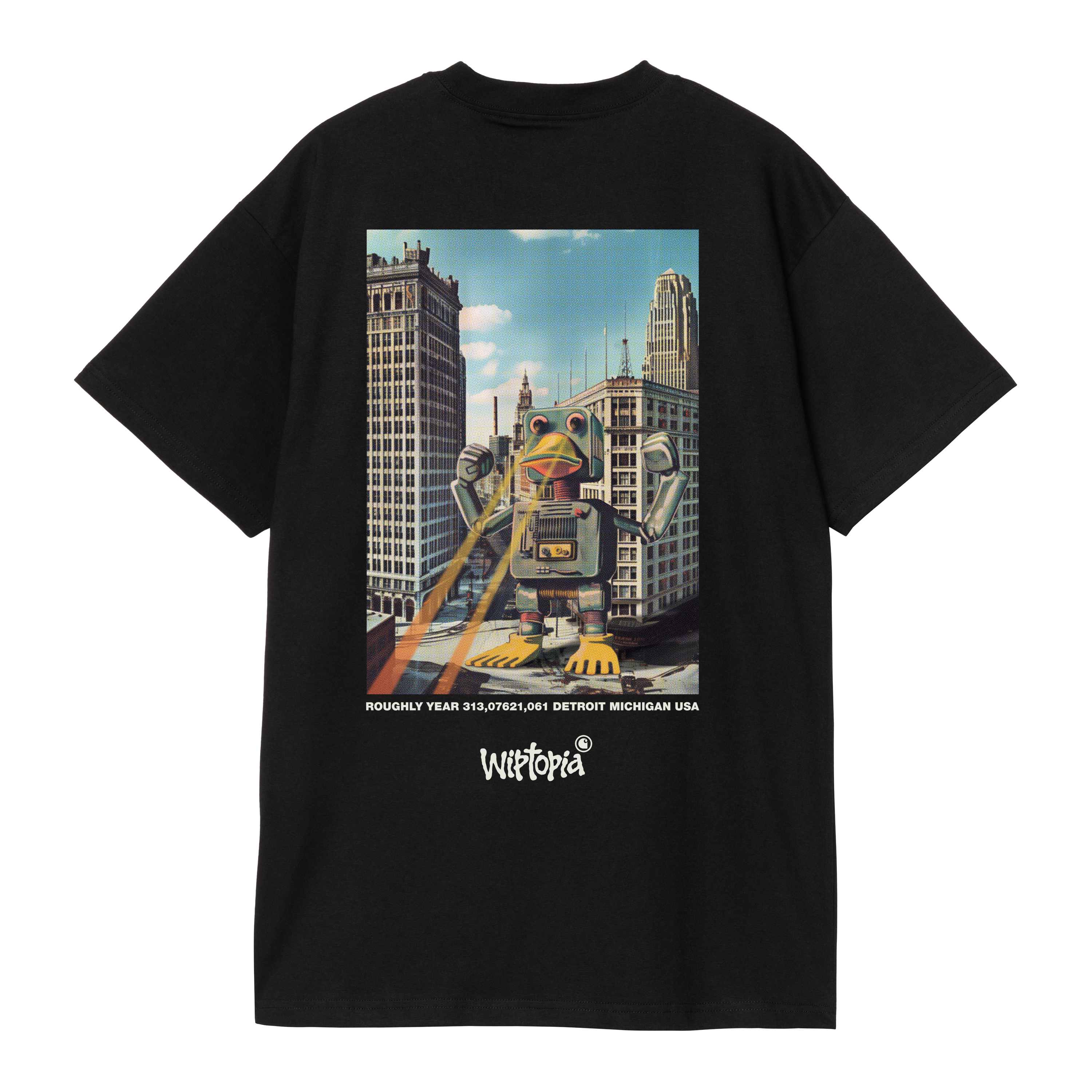 ★2022SS新作★CARHARTT★S/S GLOBAL T-SHIRT Carhartt WIP S/S Solar Chrome C-Logo T-Shirt, Black