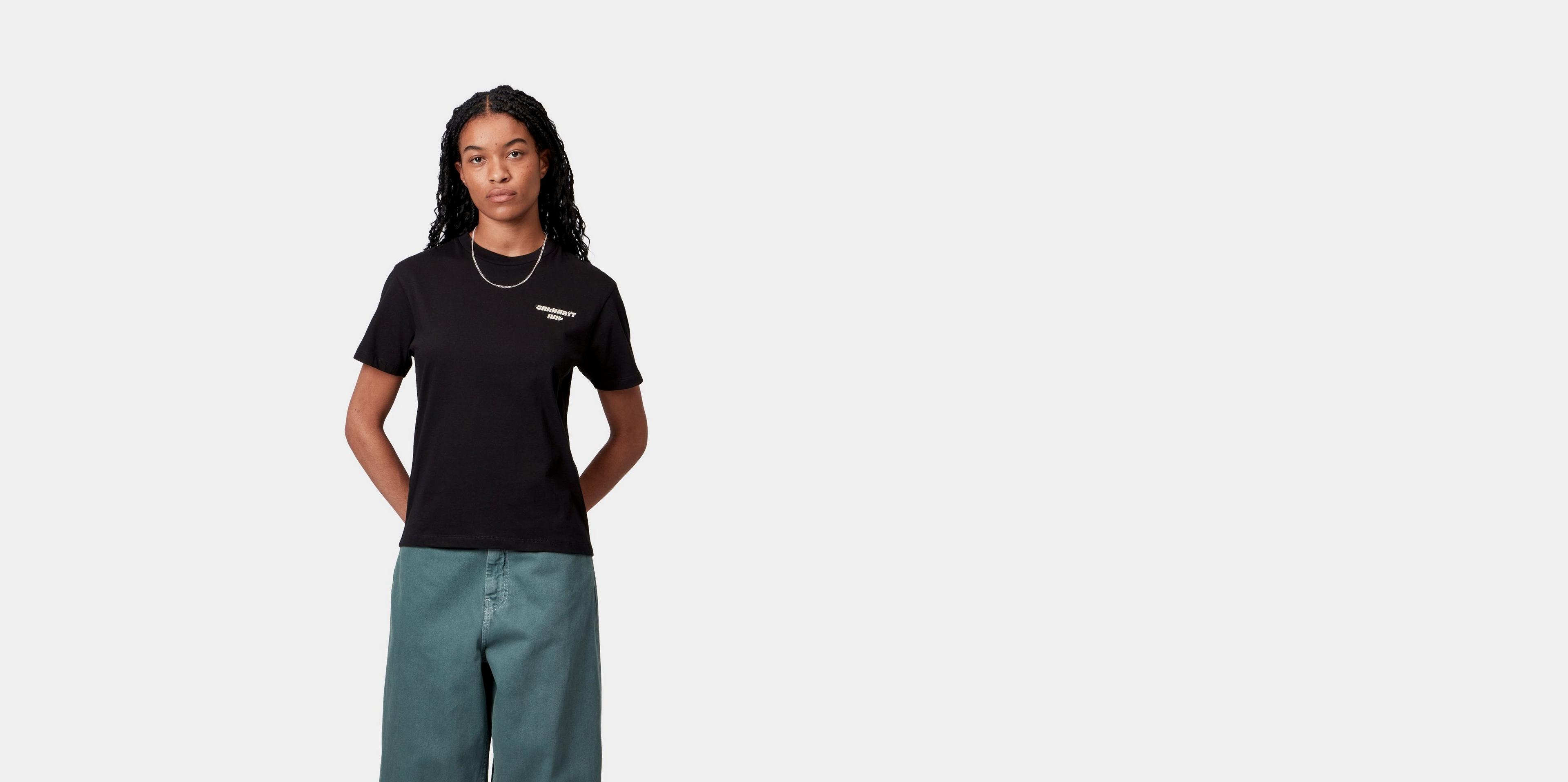 Carhartt WIP W' S/S Wiptopia T-Shirt, Black | Official Online Store