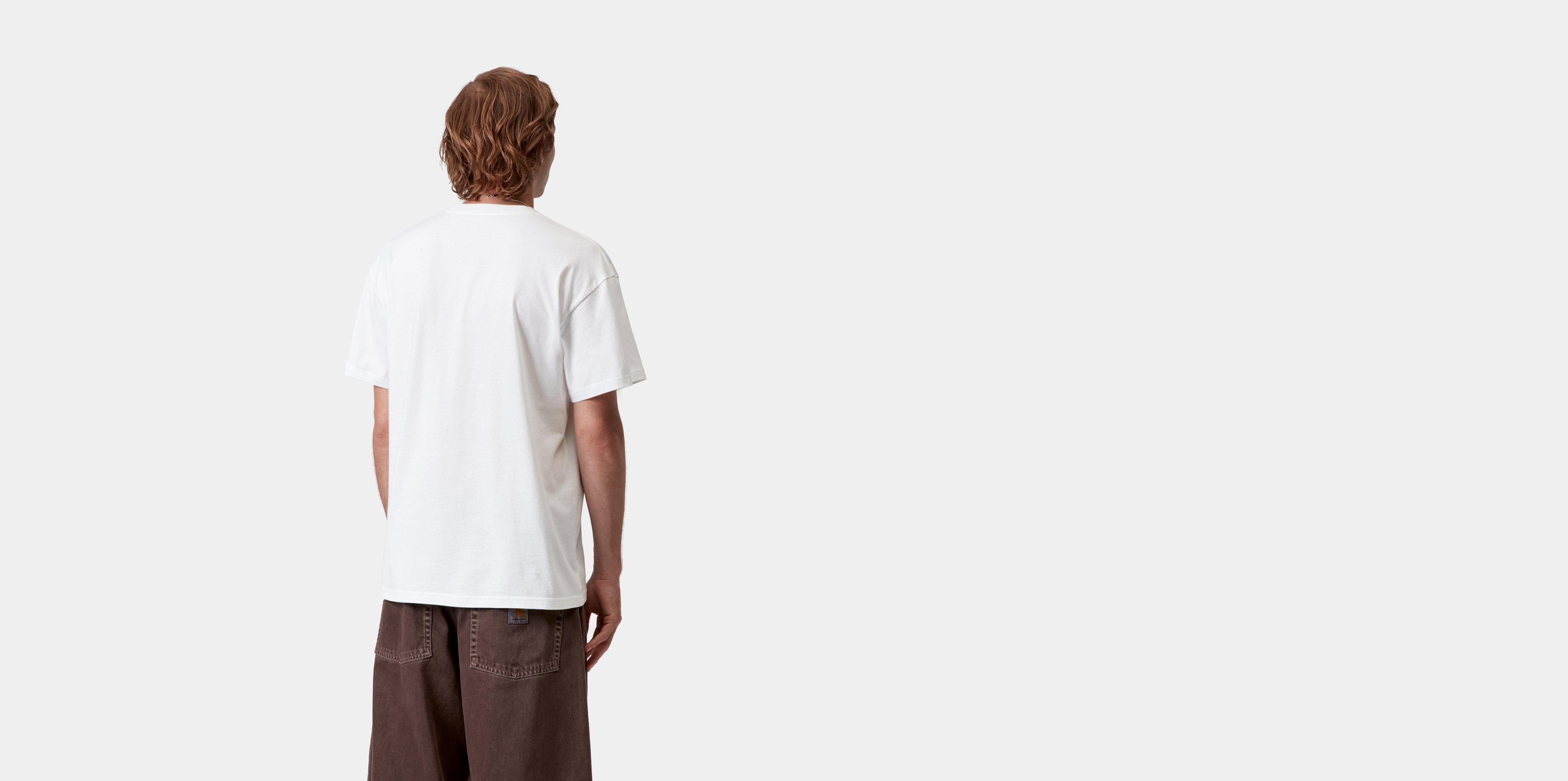 Carhartt WIP S/S Make Believe League T-Shirt, White | Officiële
