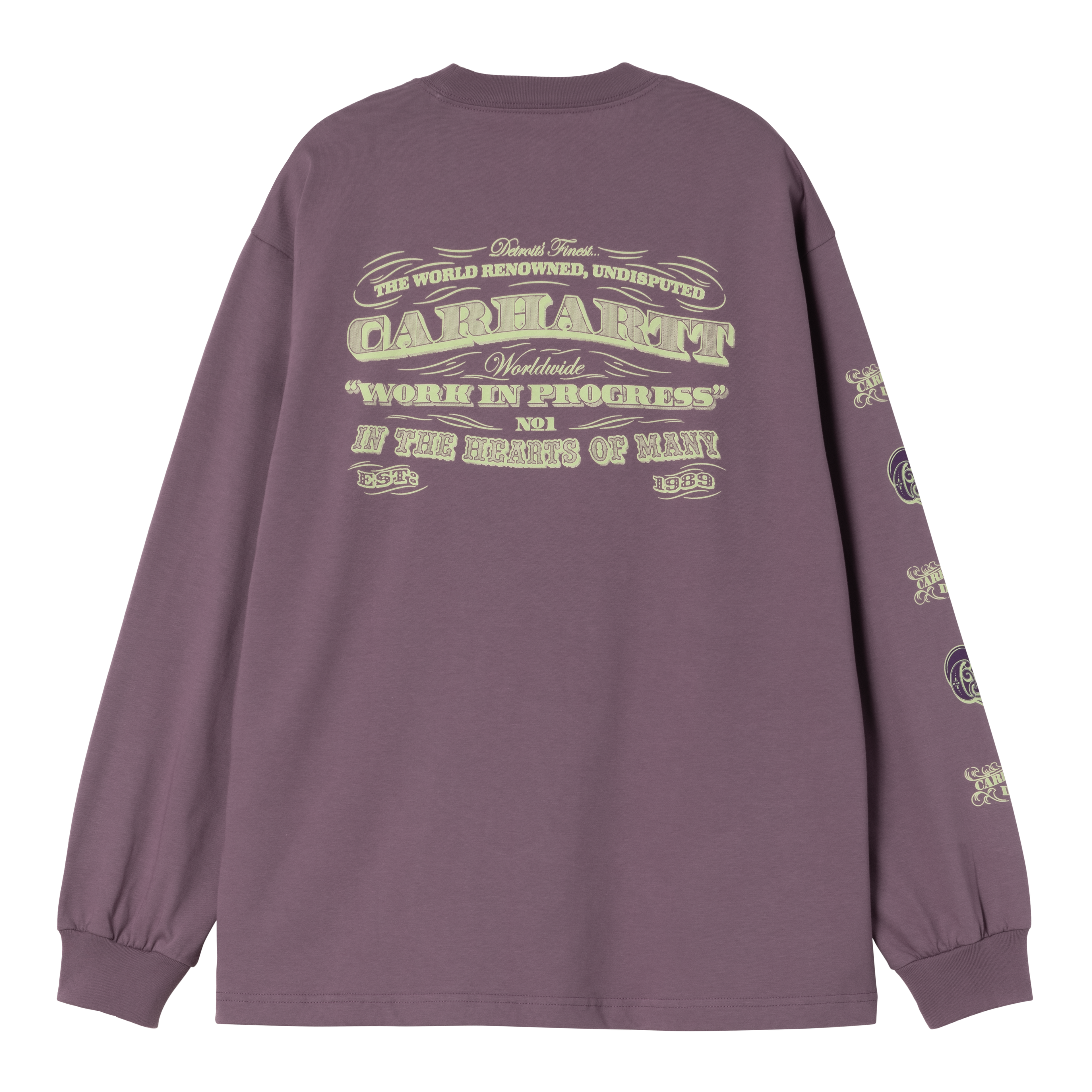Carhartt WIP L/S 3 One 3 T-Shirt, Phlox | Official Online Store