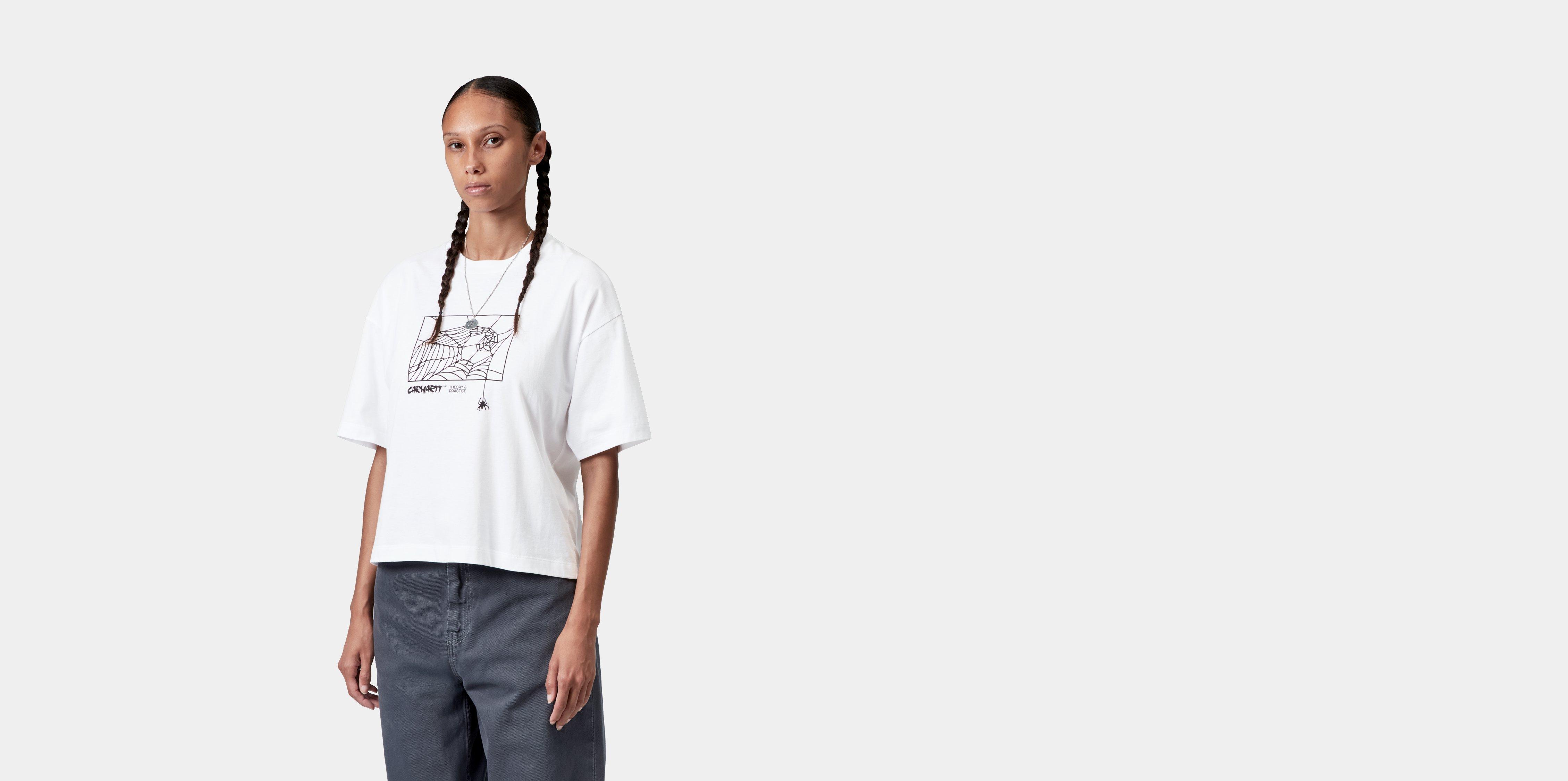 Carhartt WIP W' S/S Theory And Practice T-Shirt White | M | Women