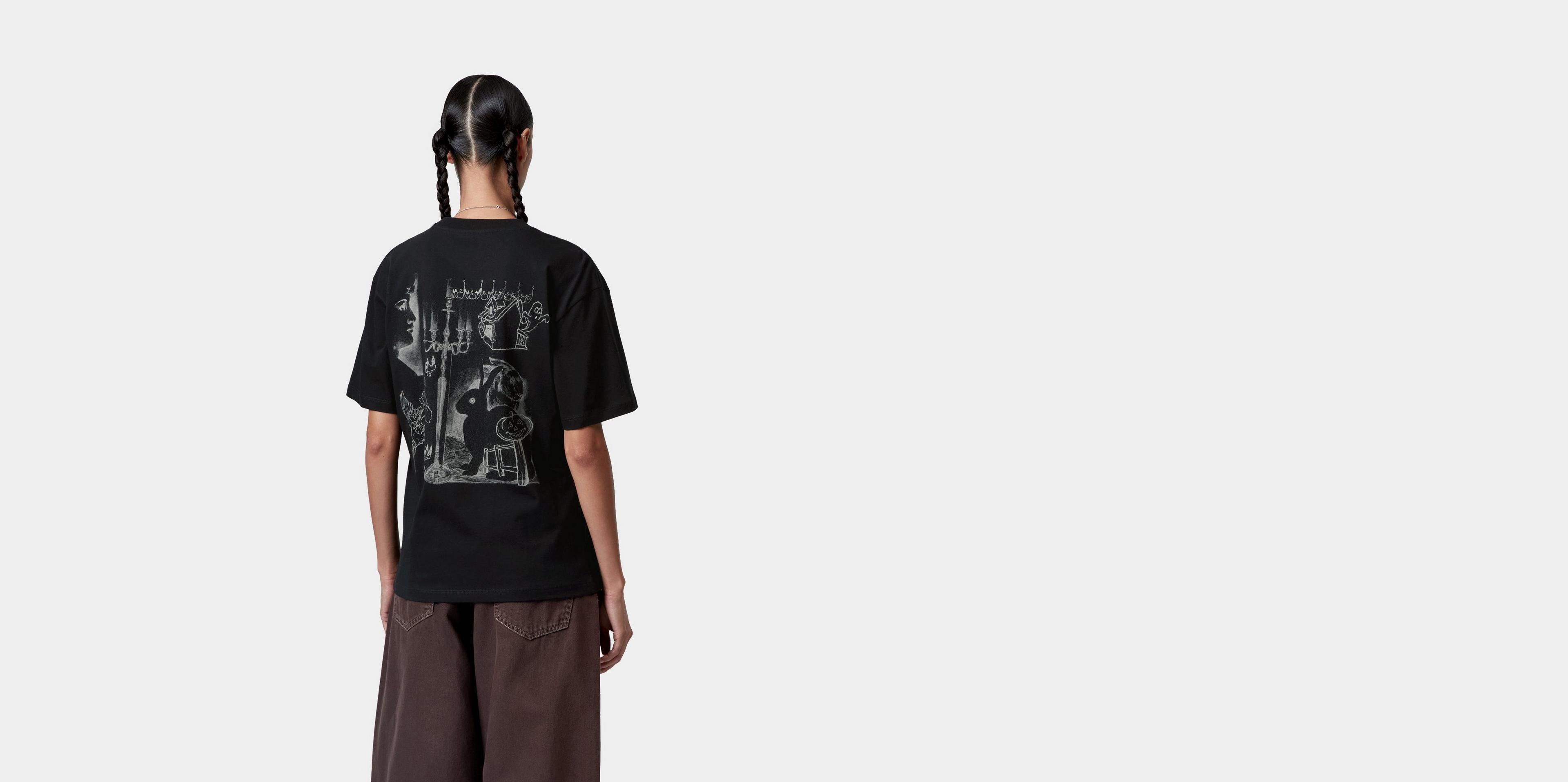 Carhartt WIP Women's S/S Okniceok T-Shirt, Black | Official Online
