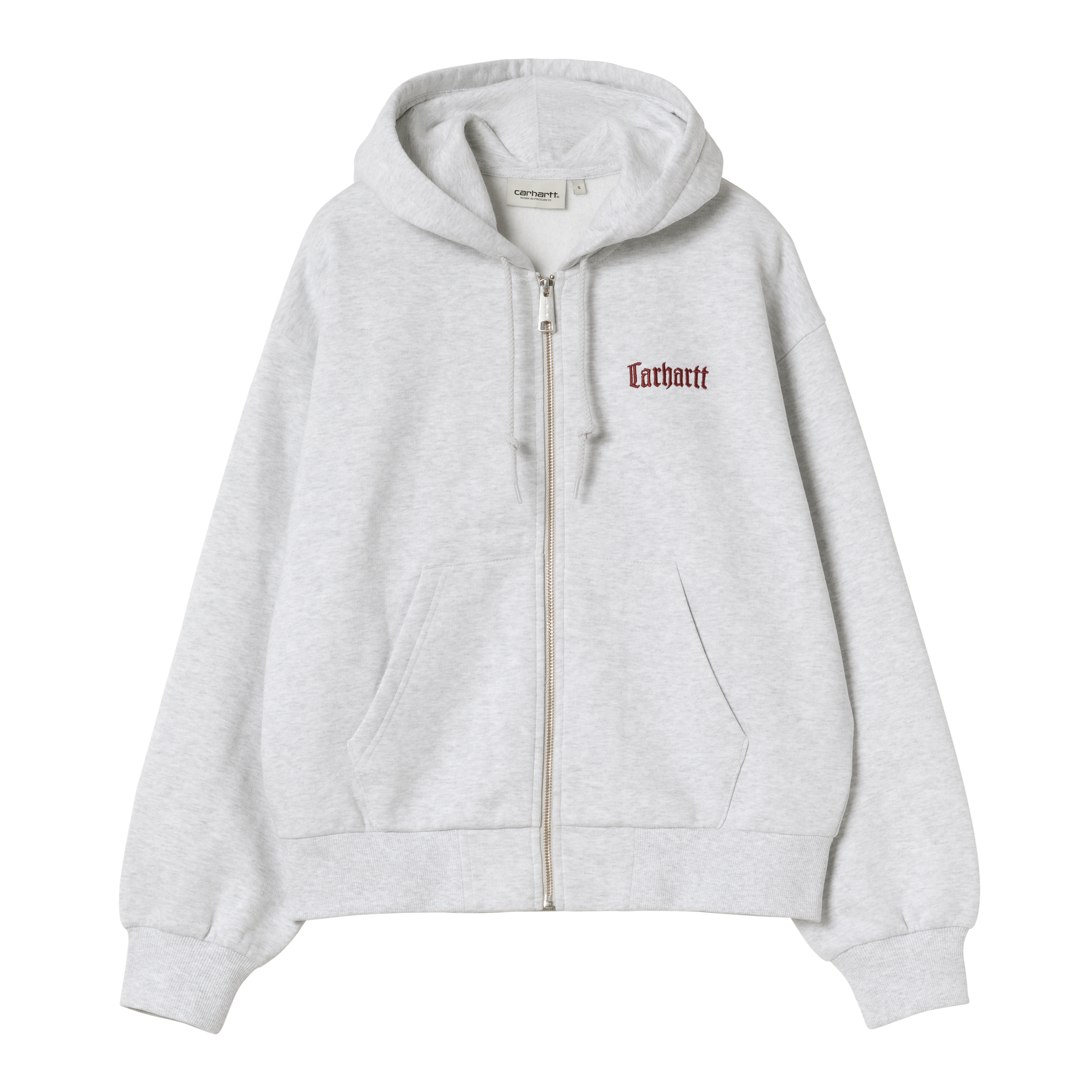 Carhartt WIP W' Hooded Schooling Jacket, Ash Heather | Boutique en ligne officielle